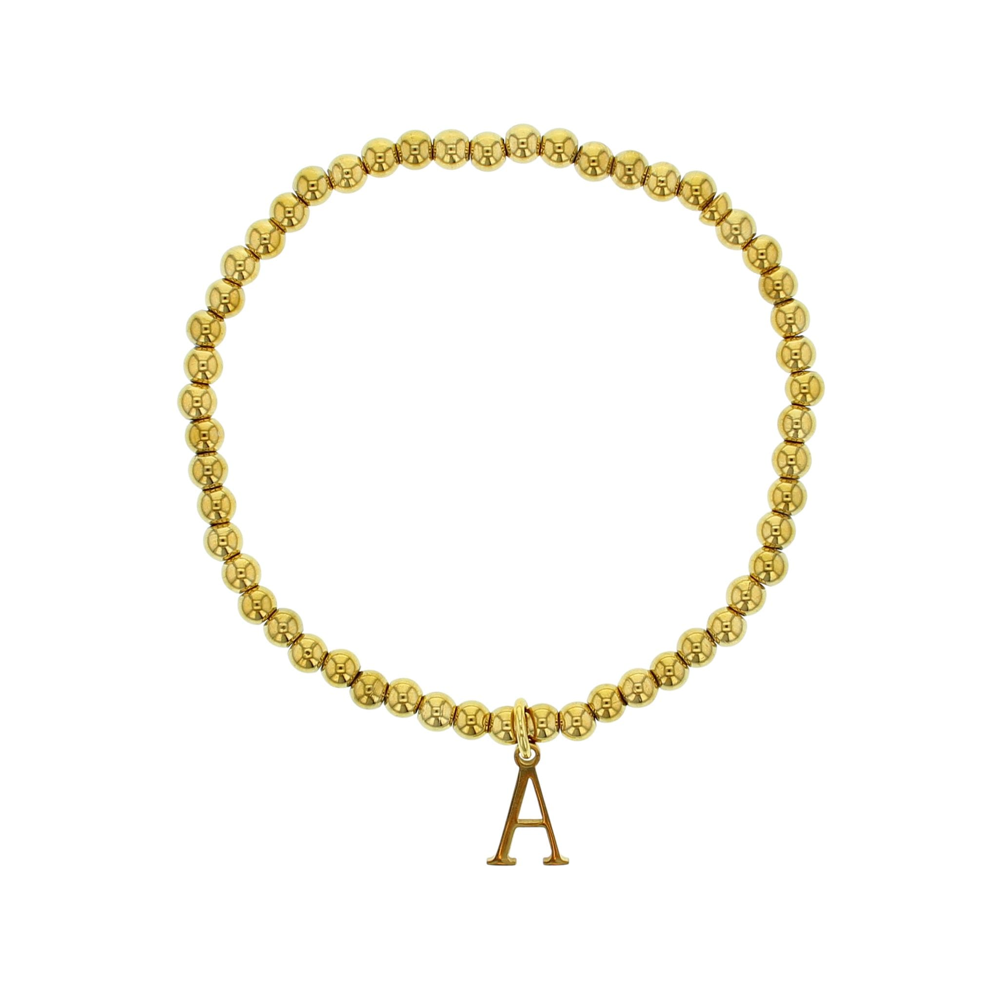Classic Letter Ball Bracelet