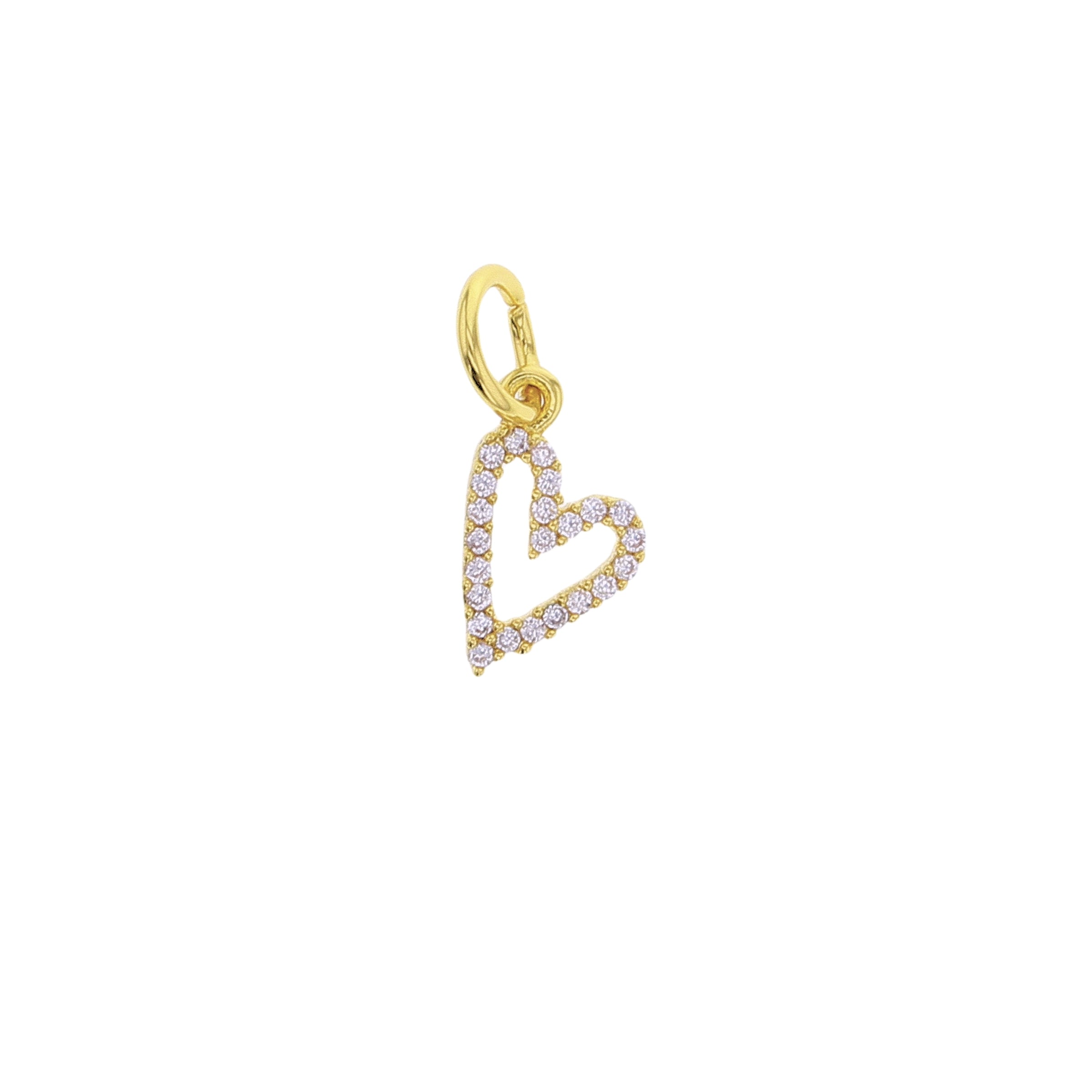 CZ Heart Charm