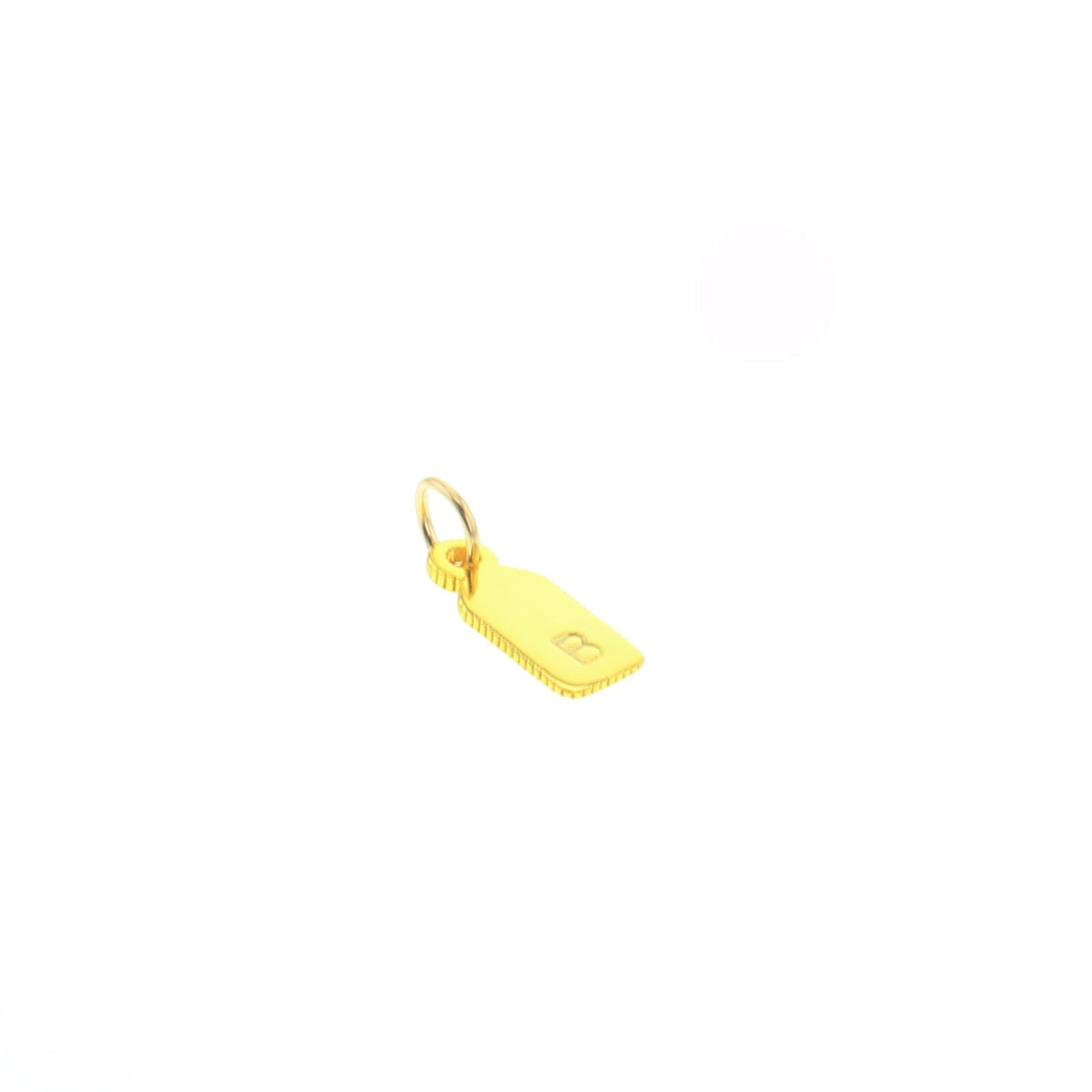 Club Tag Letter Necklace