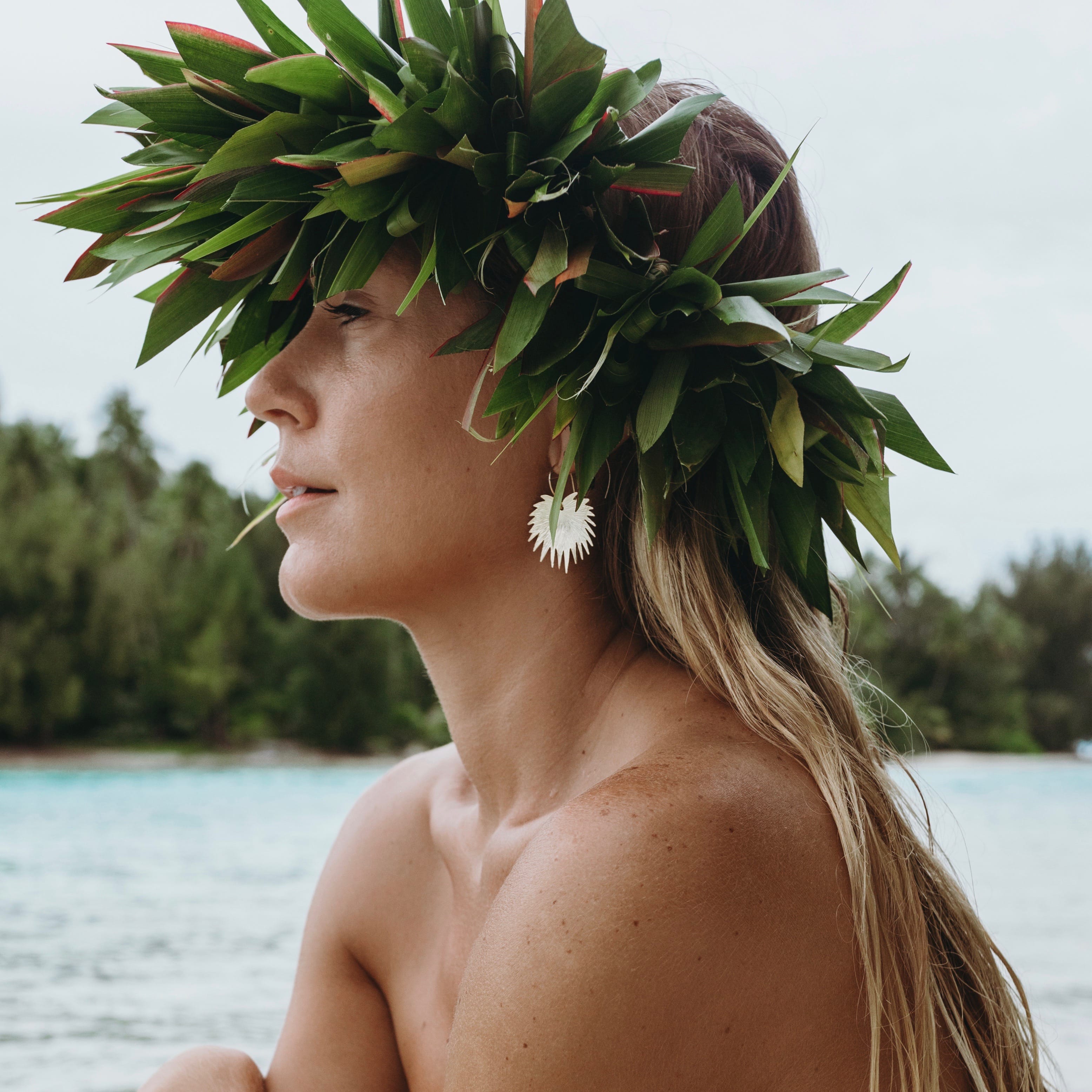 Palm Earrings