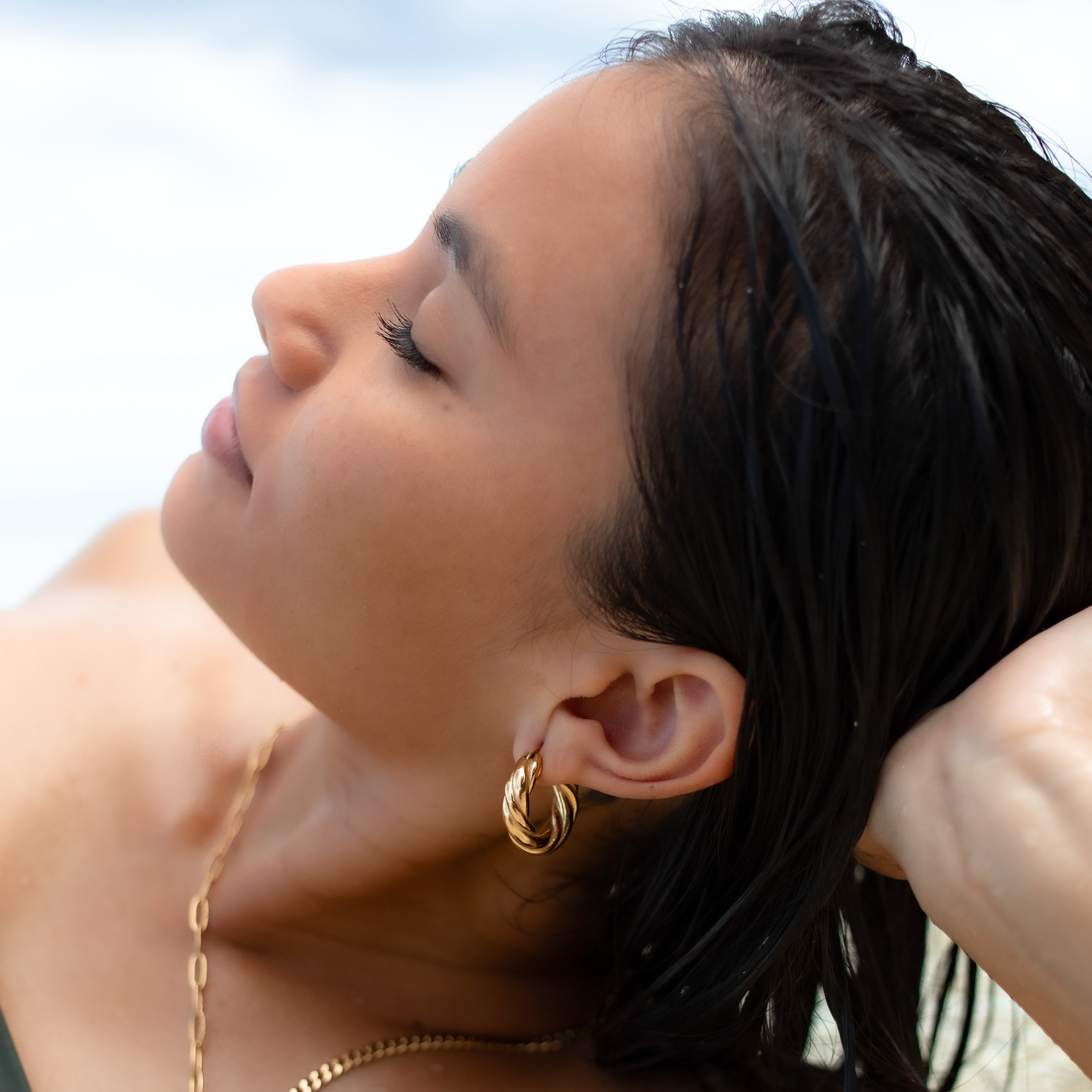 Waterproof Lily Earrings