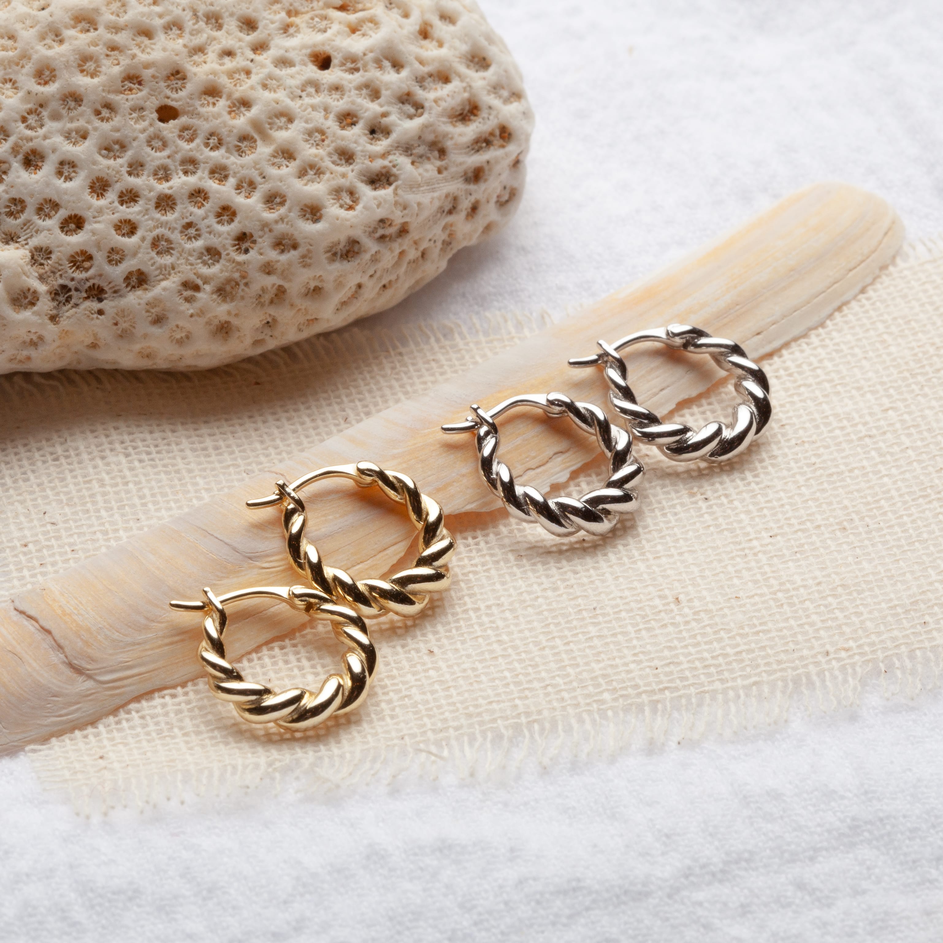 Ada Hoop Earrings - Lotus Jewelry Studio