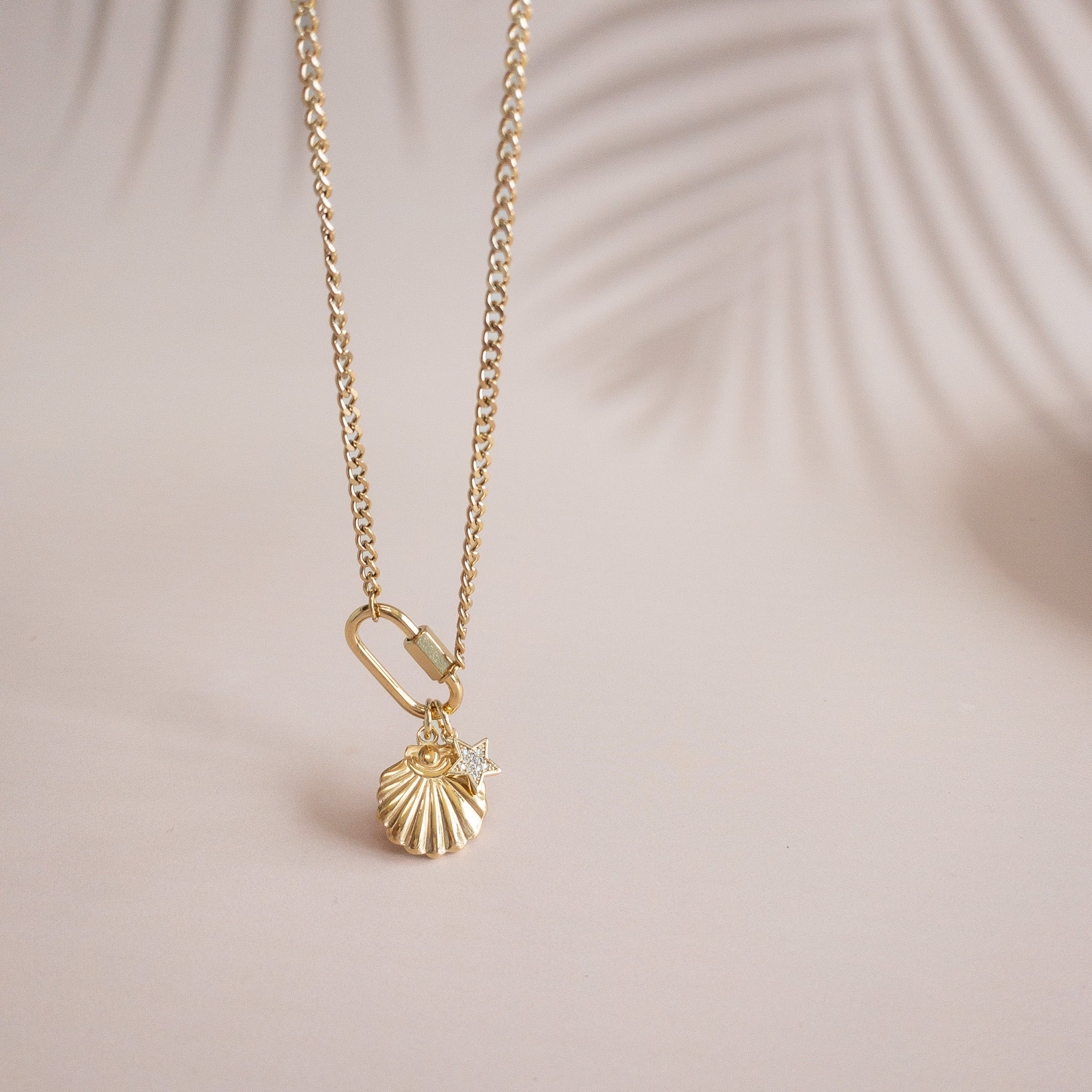 Carabiner Charm Chain - Lotus Jewelry Studio
