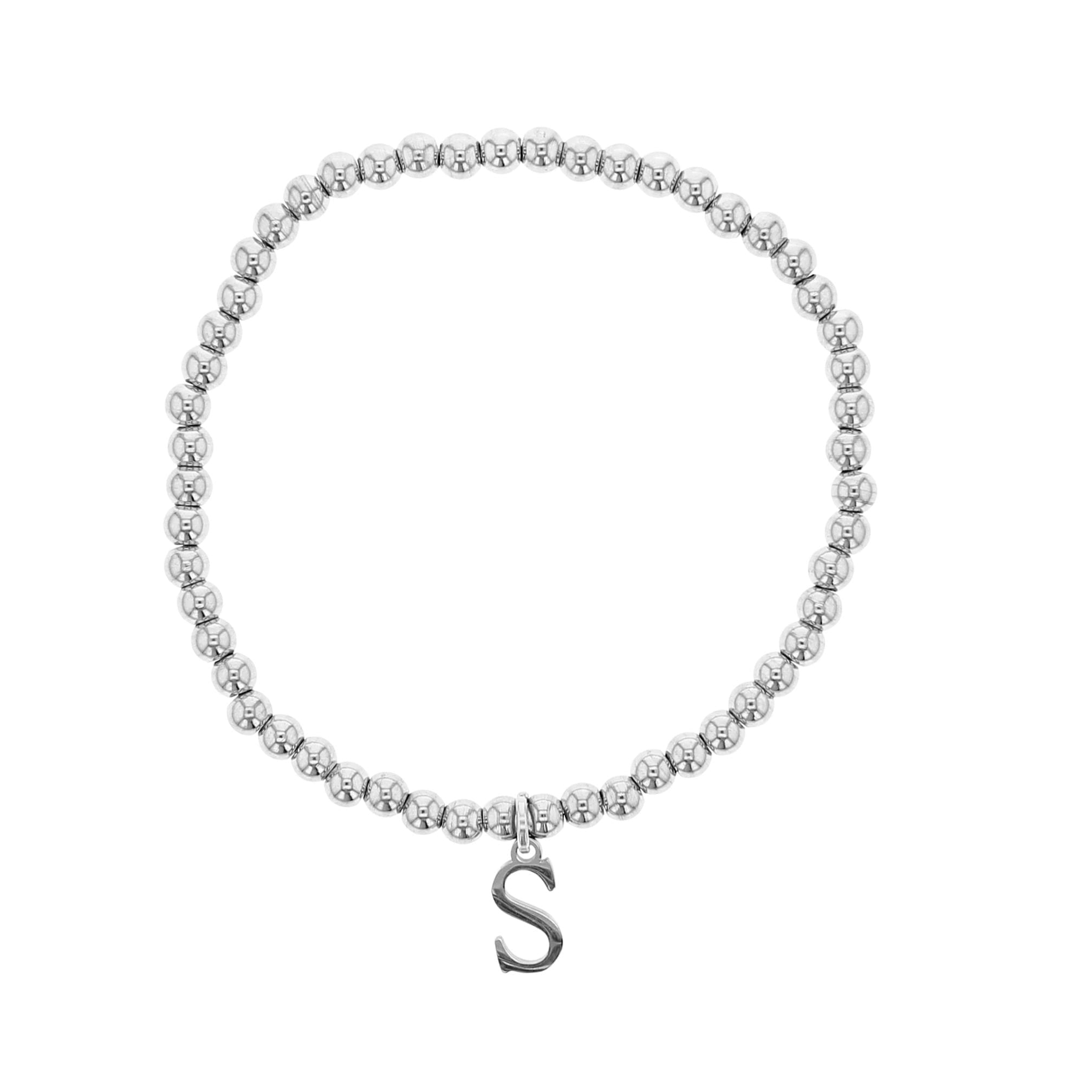 Classic Letter Ball Bracelet - Lotus Jewelry Studio