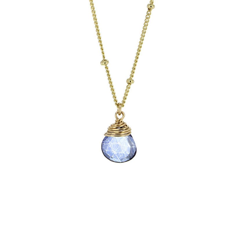 Trinket Stone Necklace - Lotus Jewelry Studio