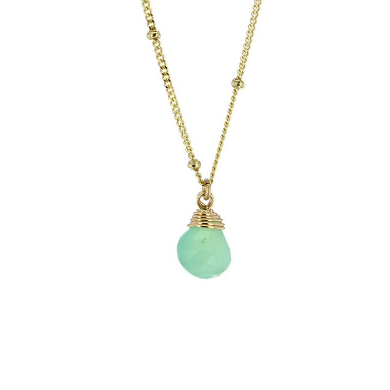 Trinket Stone Necklace - Lotus Jewelry Studio
