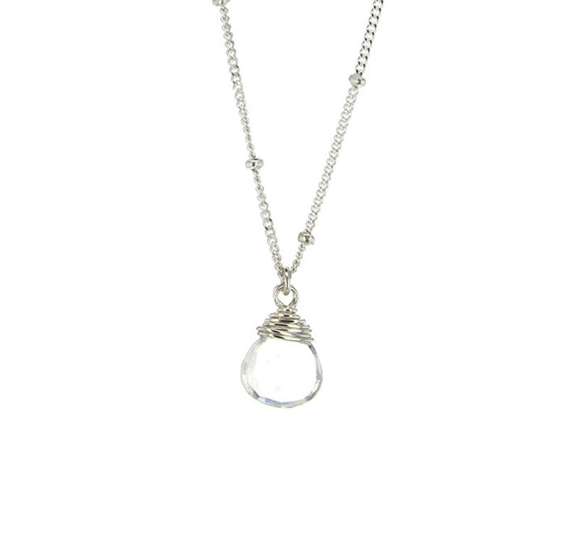 Trinket Stone Necklace - Lotus Jewelry Studio