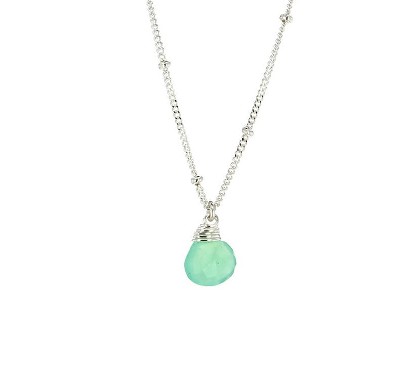 Trinket Stone Necklace - Lotus Jewelry Studio