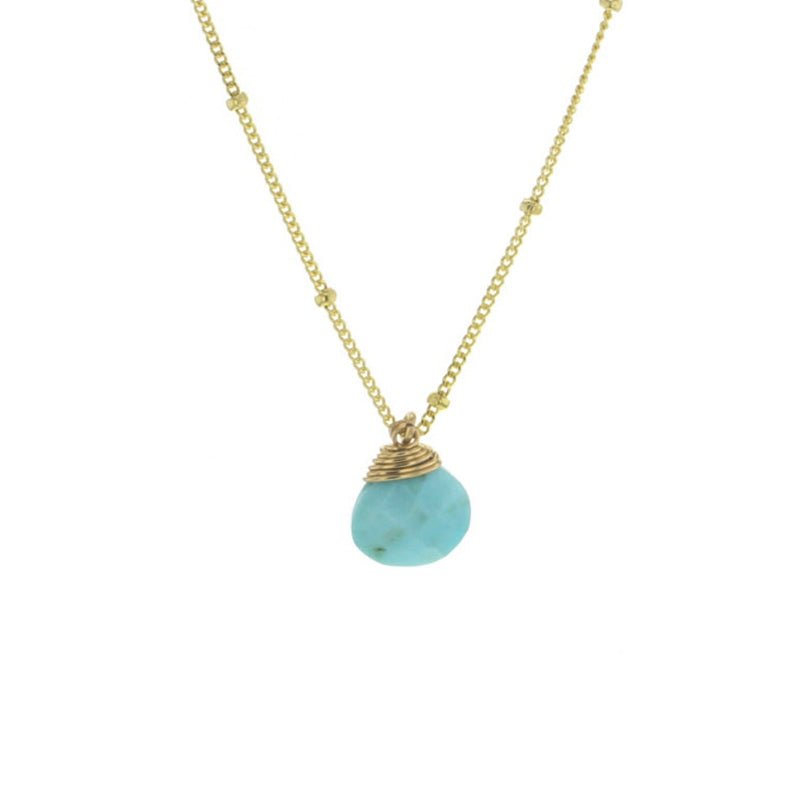 Trinket Stone Necklace - Lotus Jewelry Studio
