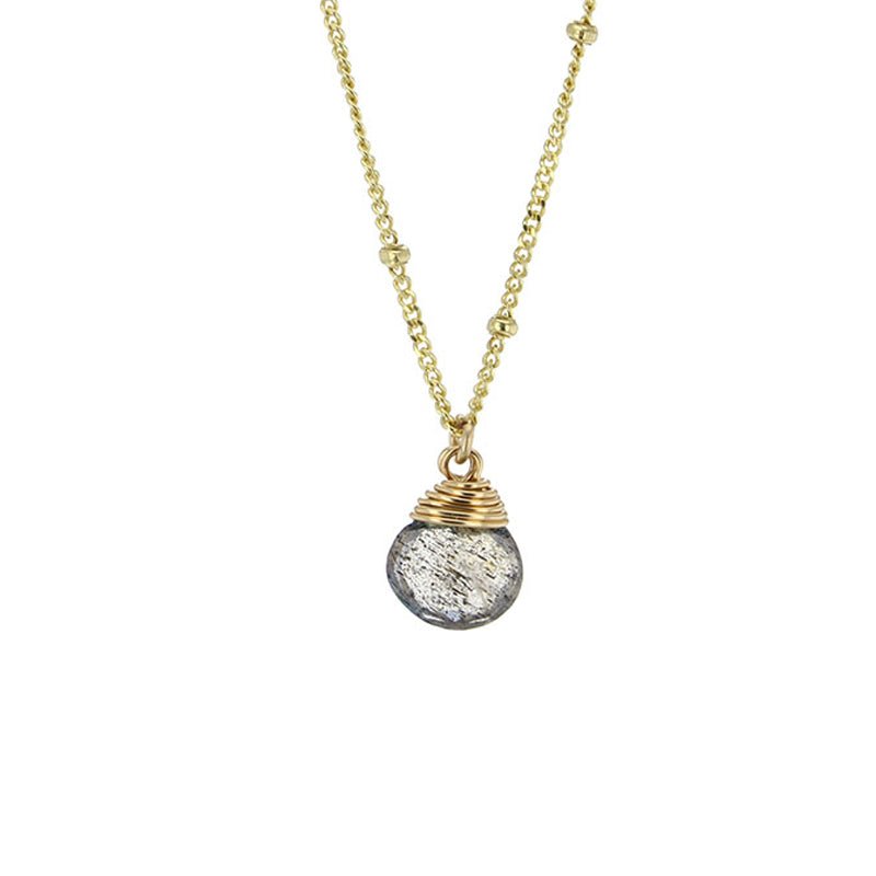 Trinket Stone Necklace - Lotus Jewelry Studio
