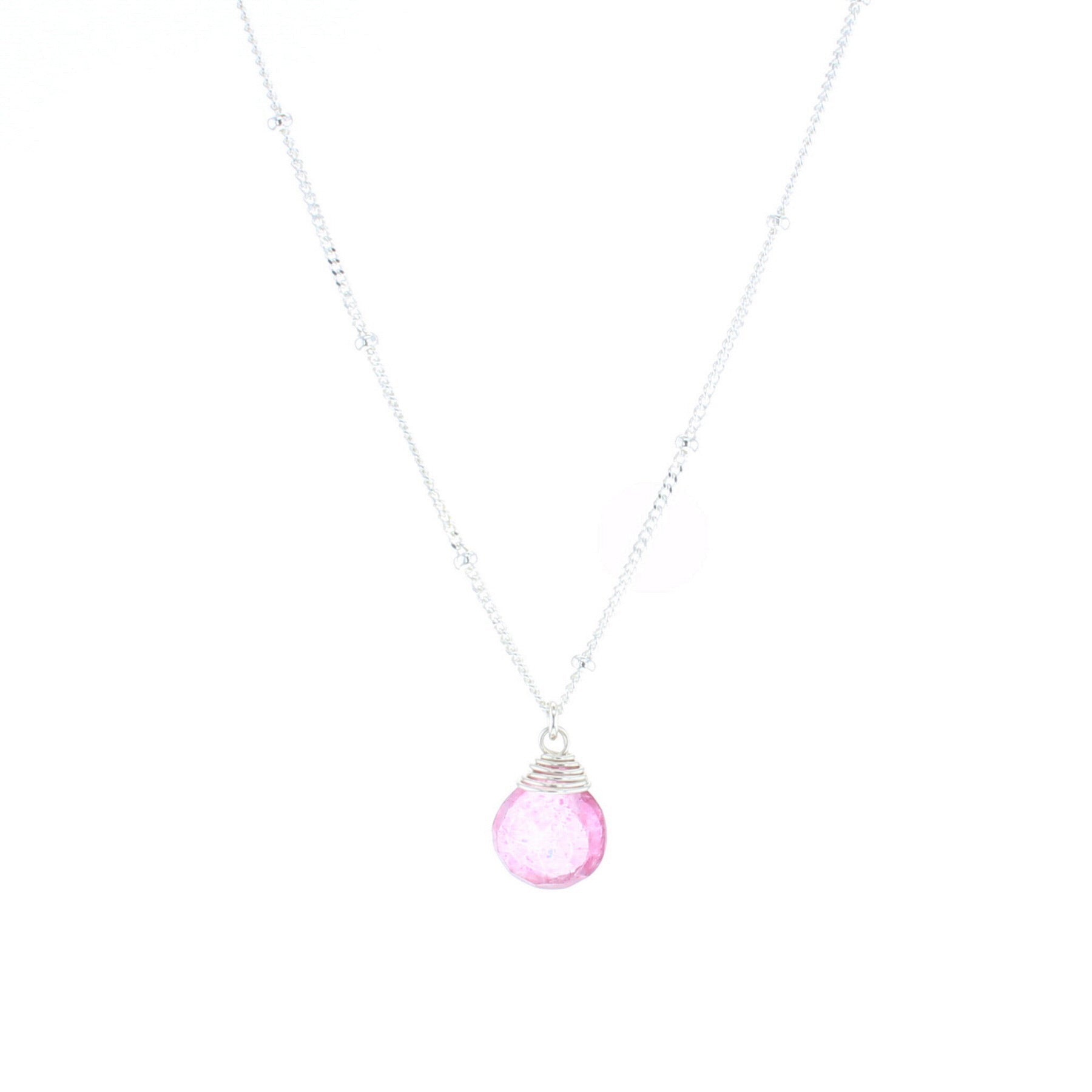 Trinket Stone Necklace - Lotus Jewelry Studio