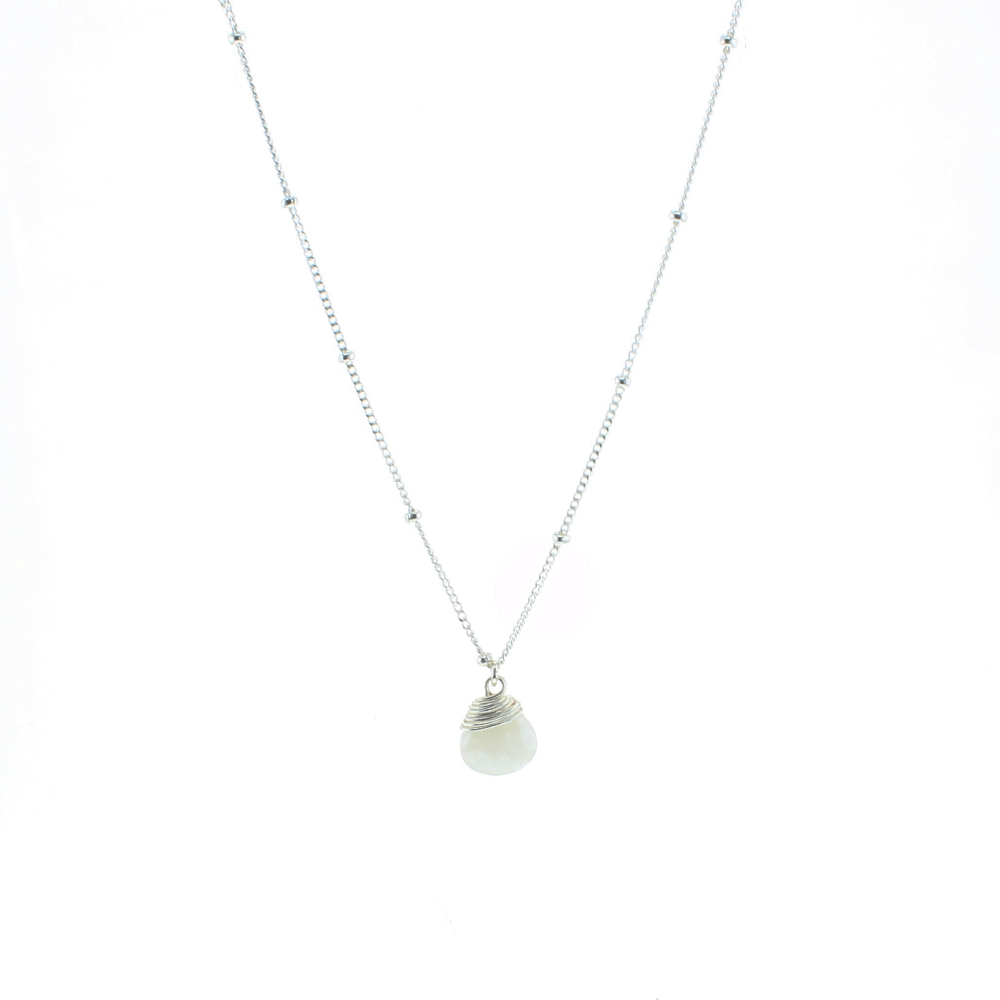Trinket Stone Necklace - Lotus Jewelry Studio