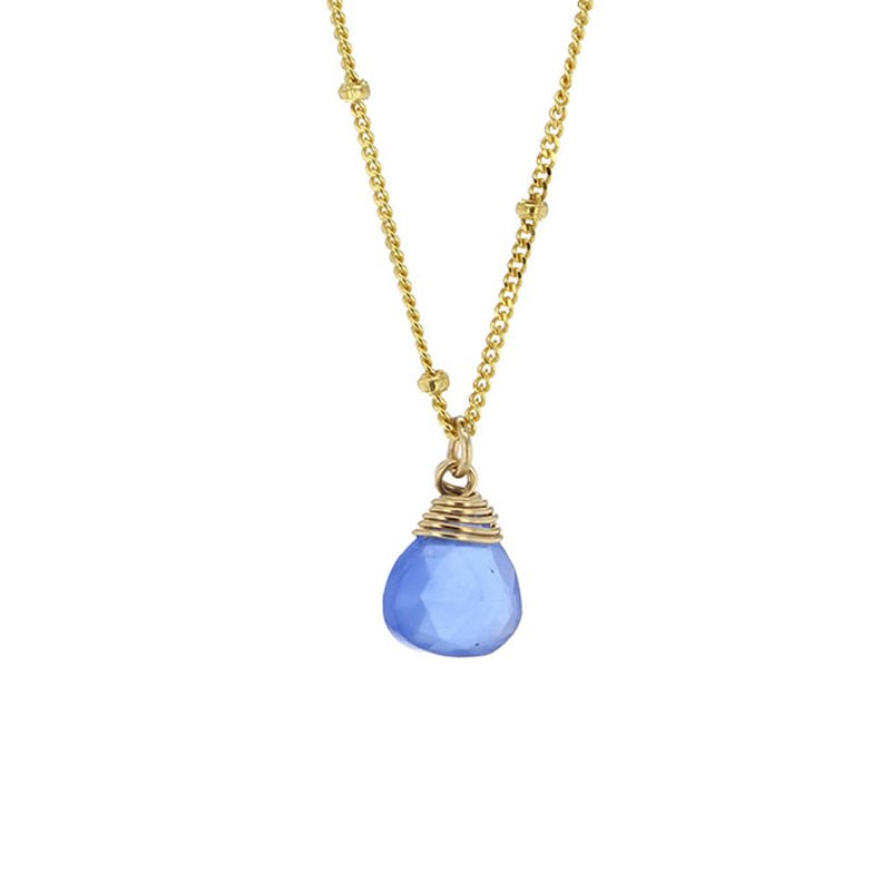 Trinket Stone Necklace - Lotus Jewelry Studio