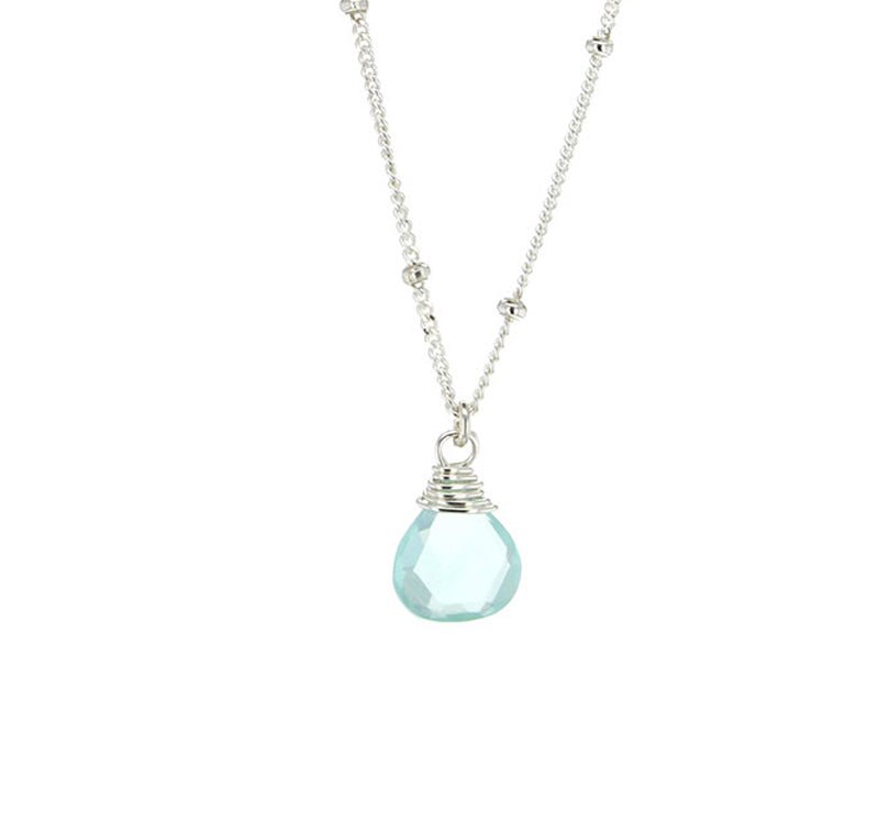 Trinket Stone Necklace - Lotus Jewelry Studio