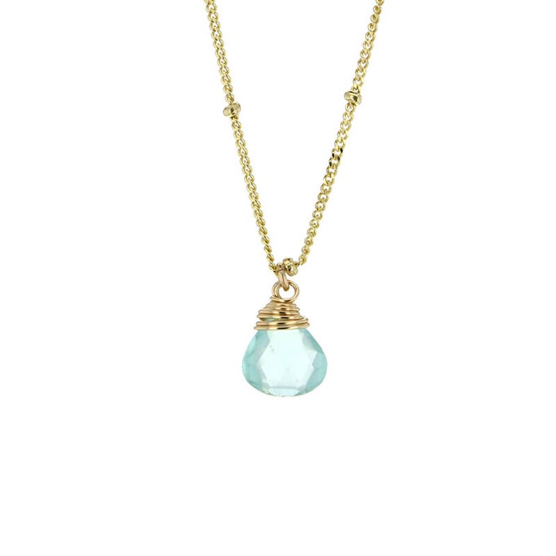 Trinket Stone Necklace - Lotus Jewelry Studio