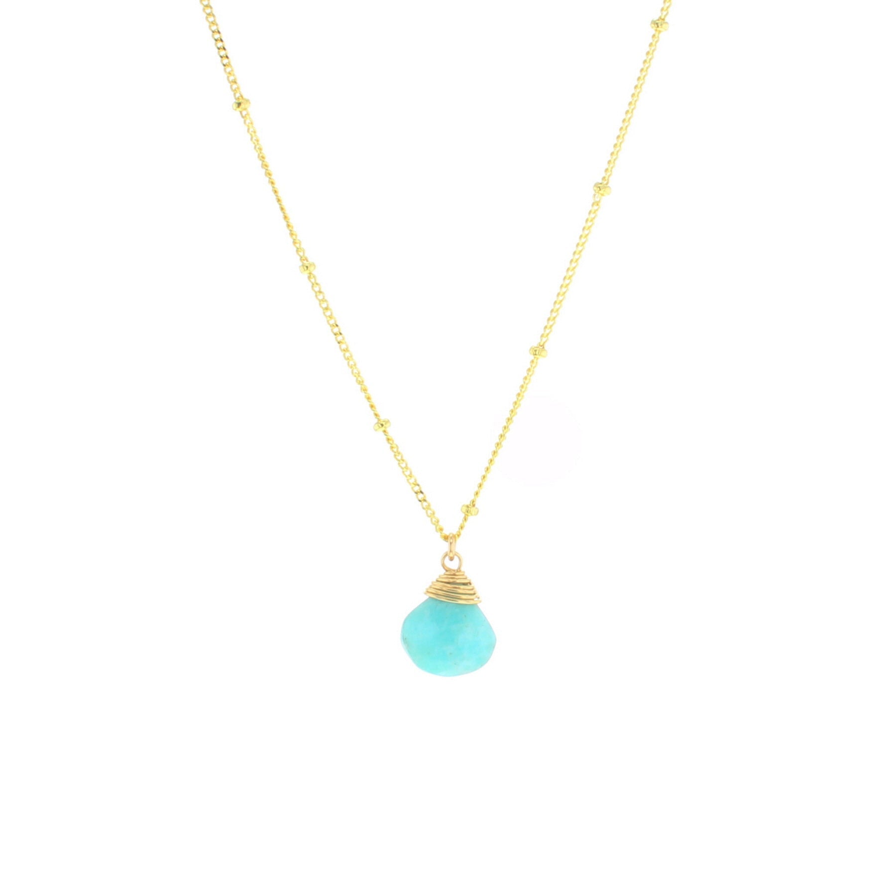 Trinket Stone Necklace - Lotus Jewelry Studio