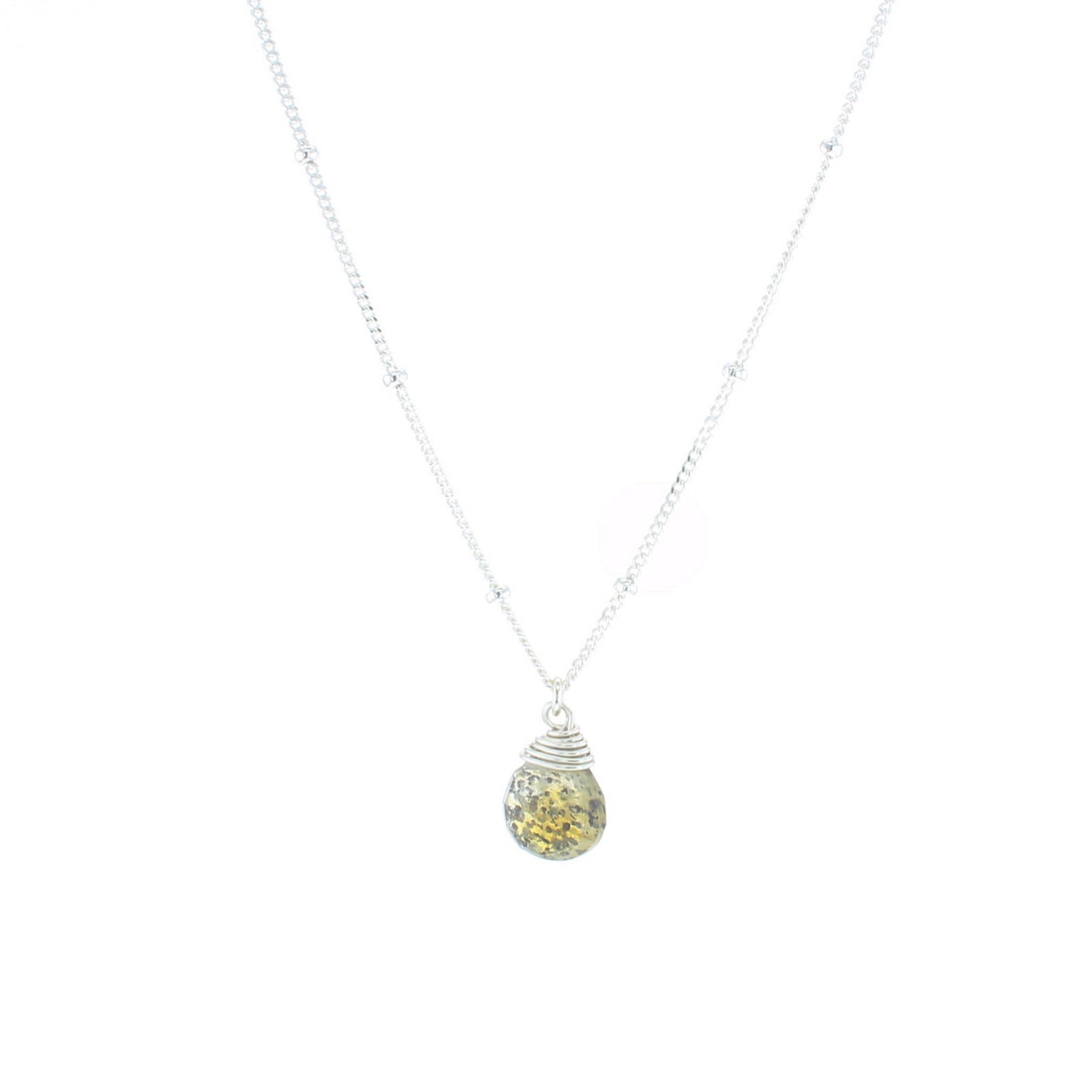 Trinket Stone Necklace - Lotus Jewelry Studio