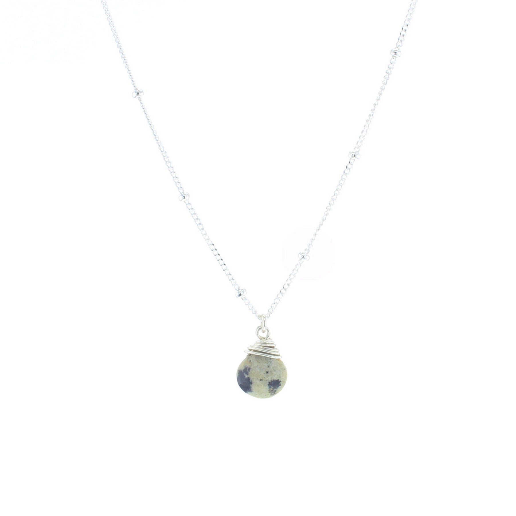 Trinket Stone Necklace - Lotus Jewelry Studio