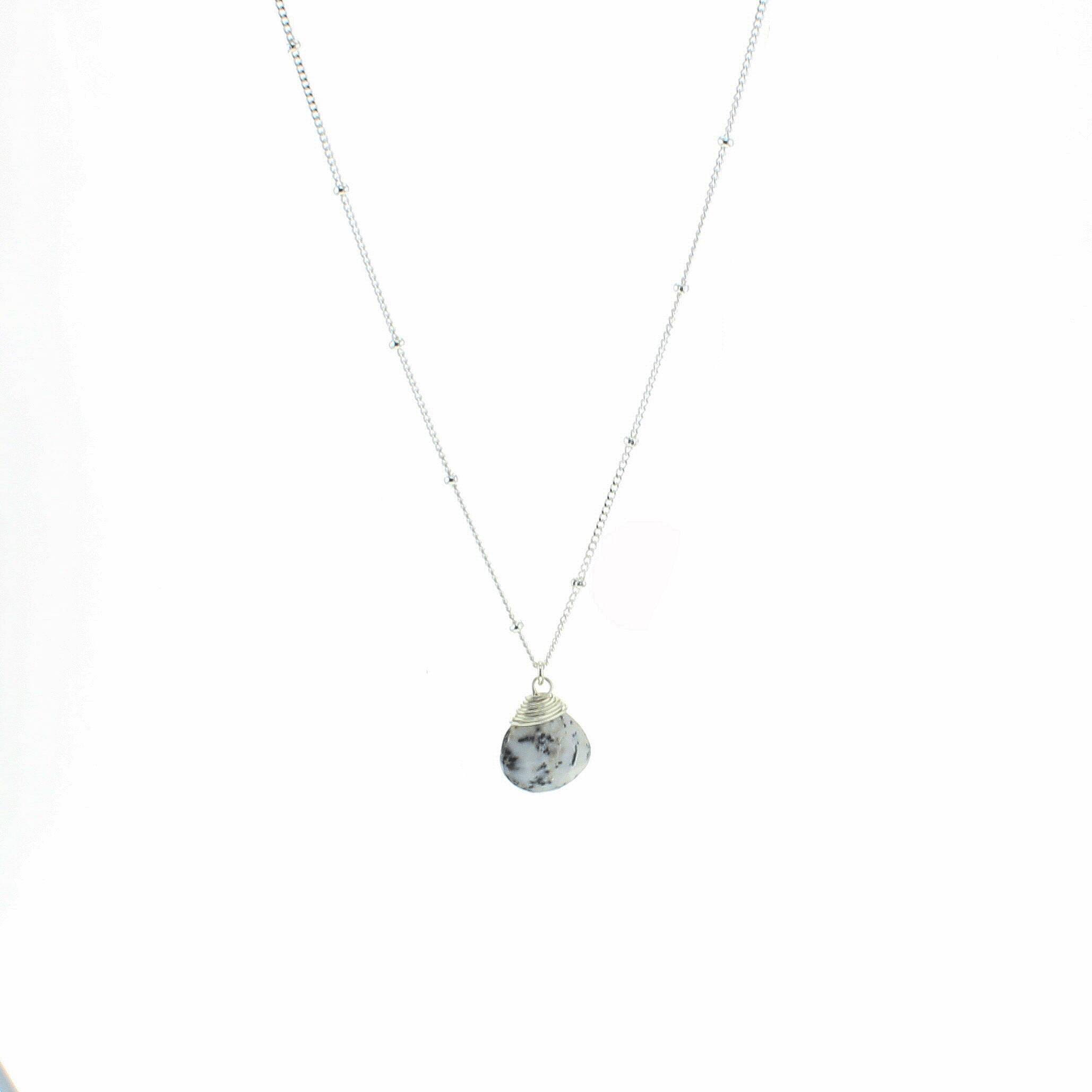 Trinket Stone Necklace - Lotus Jewelry Studio