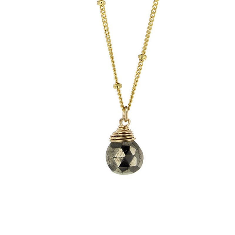 Trinket Stone Necklace - Lotus Jewelry Studio