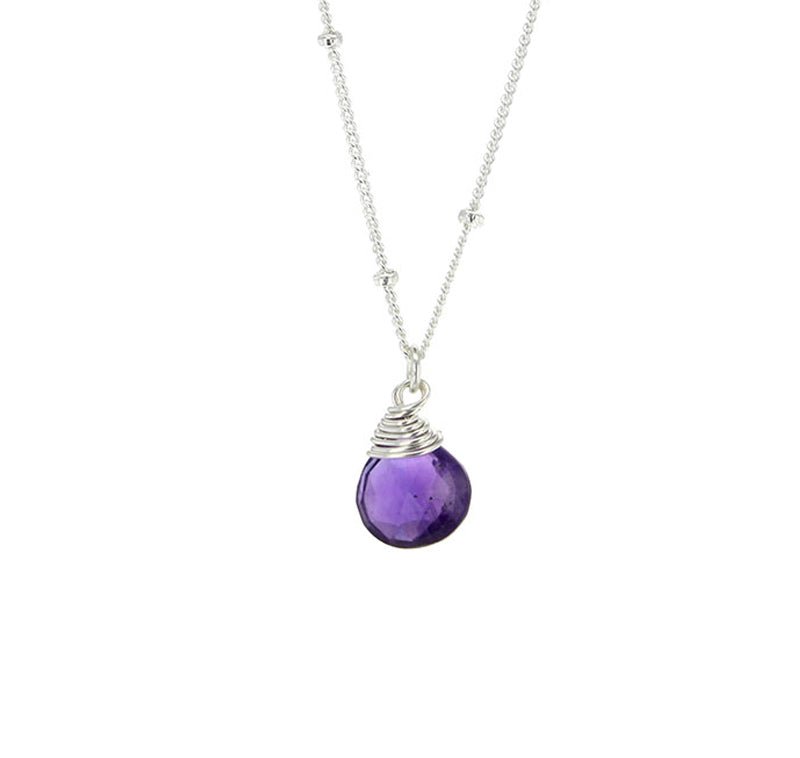 Trinket Stone Necklace - Lotus Jewelry Studio