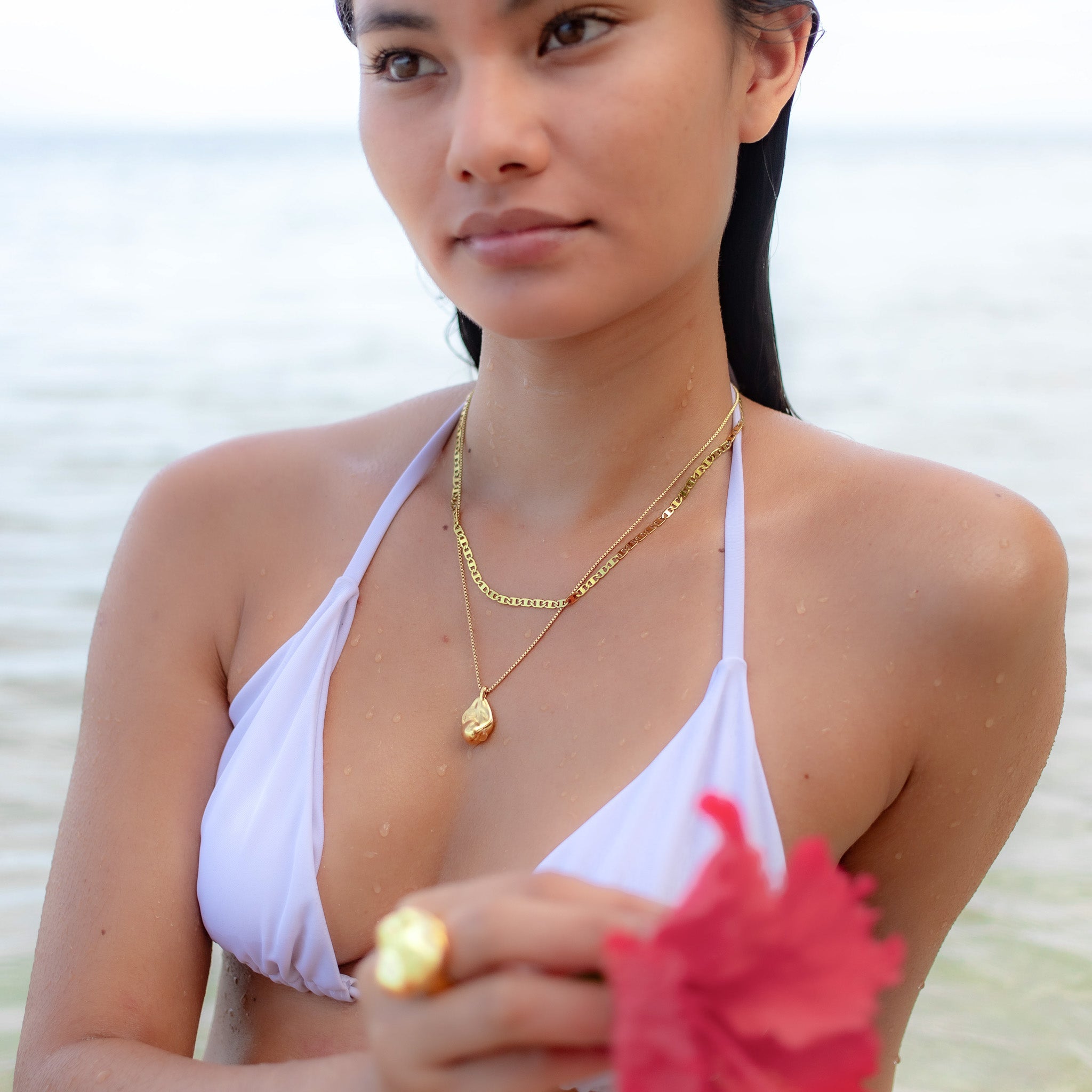 Waterproof Addison Necklace - Lotus Jewelry Studio