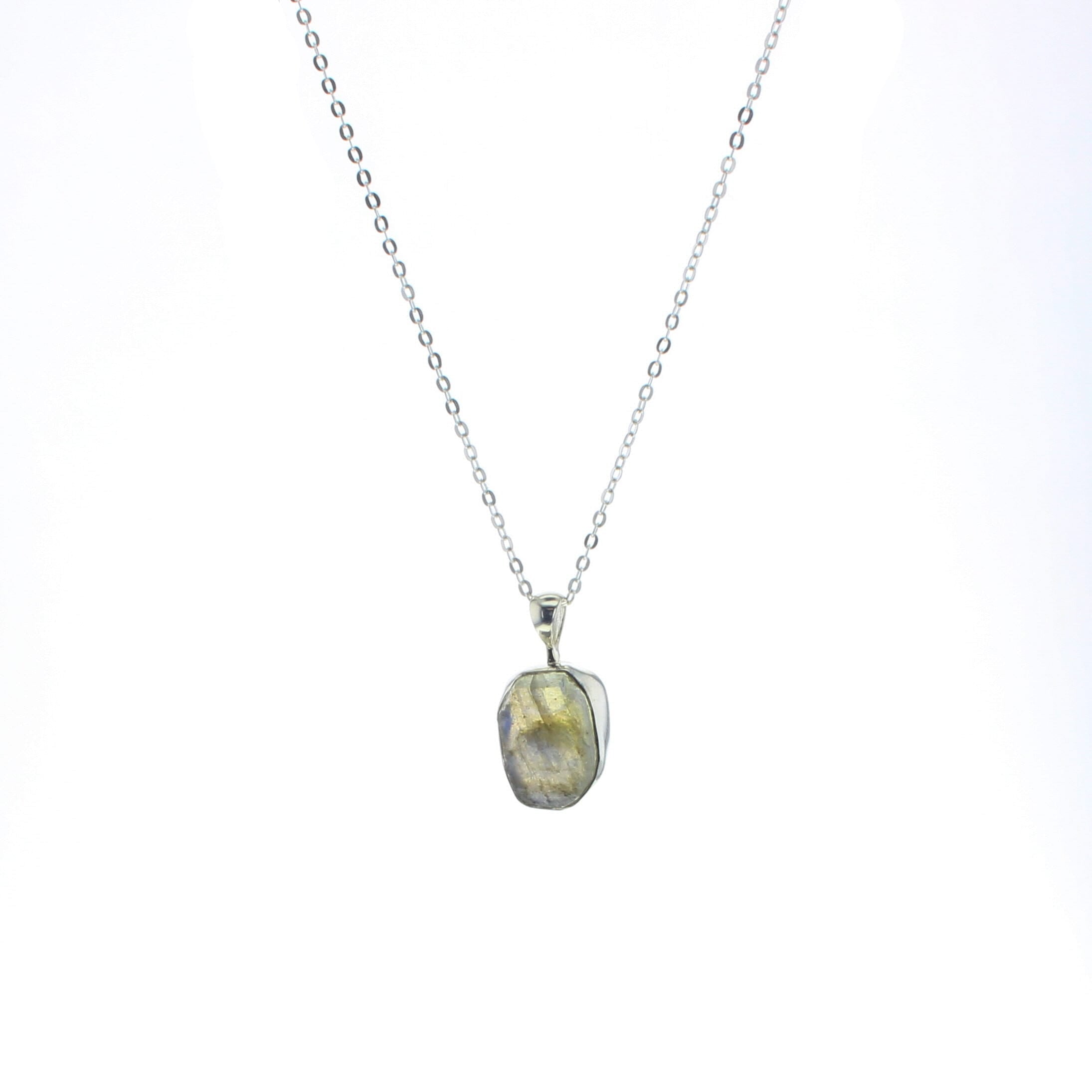 Zuri Necklace - Labradorite - Lotus Jewelry Studio