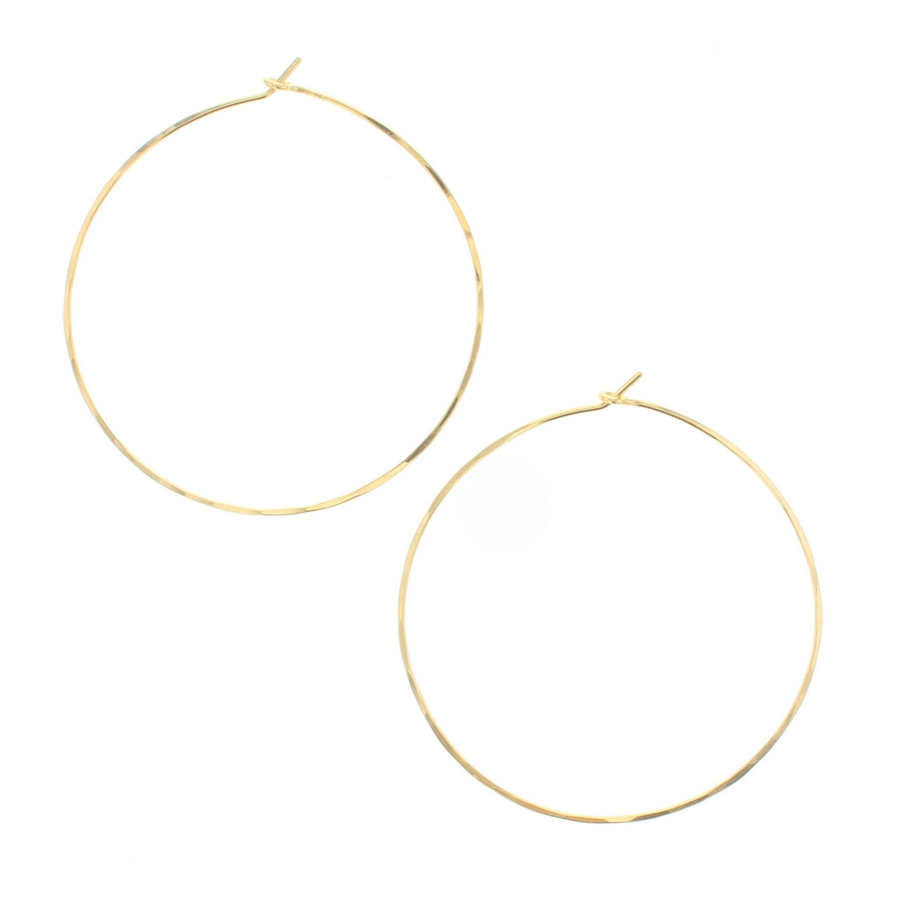 Round Hoop Earrings