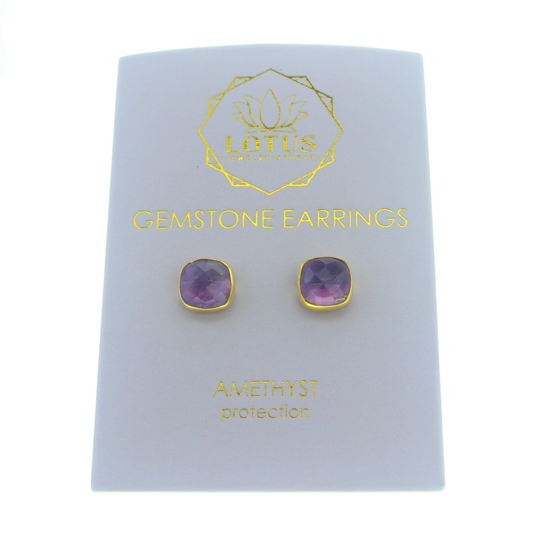 Carded Gemstone Earrings