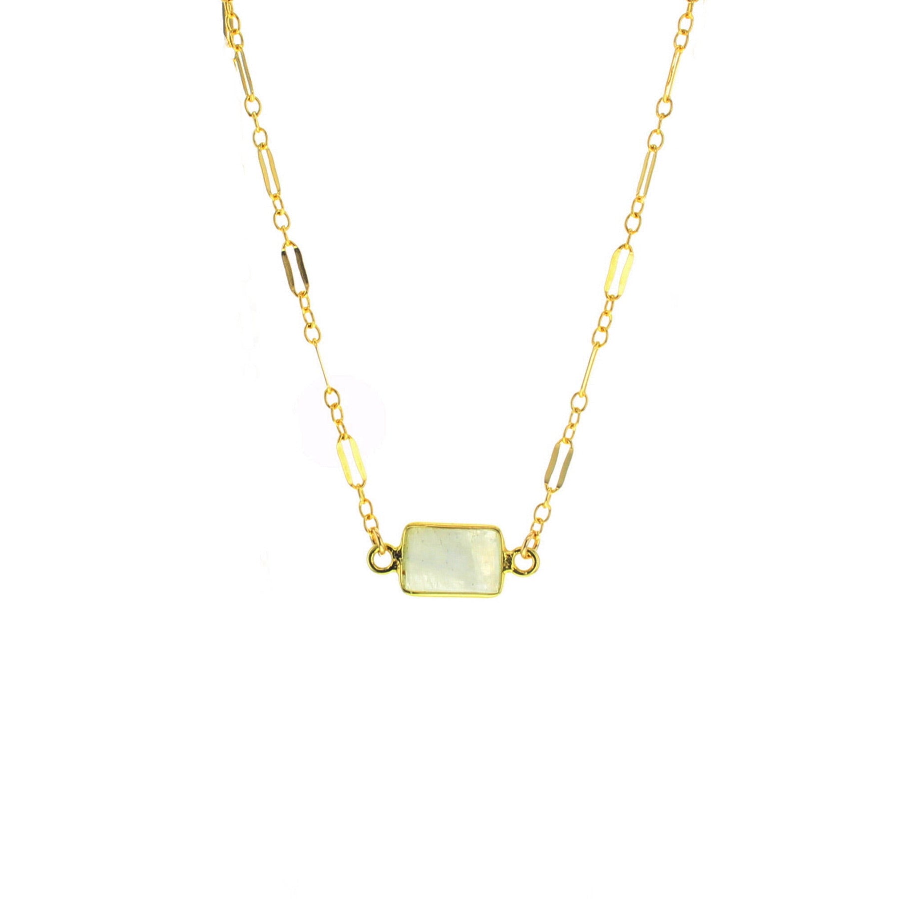 Cala Necklace - White Moonstone