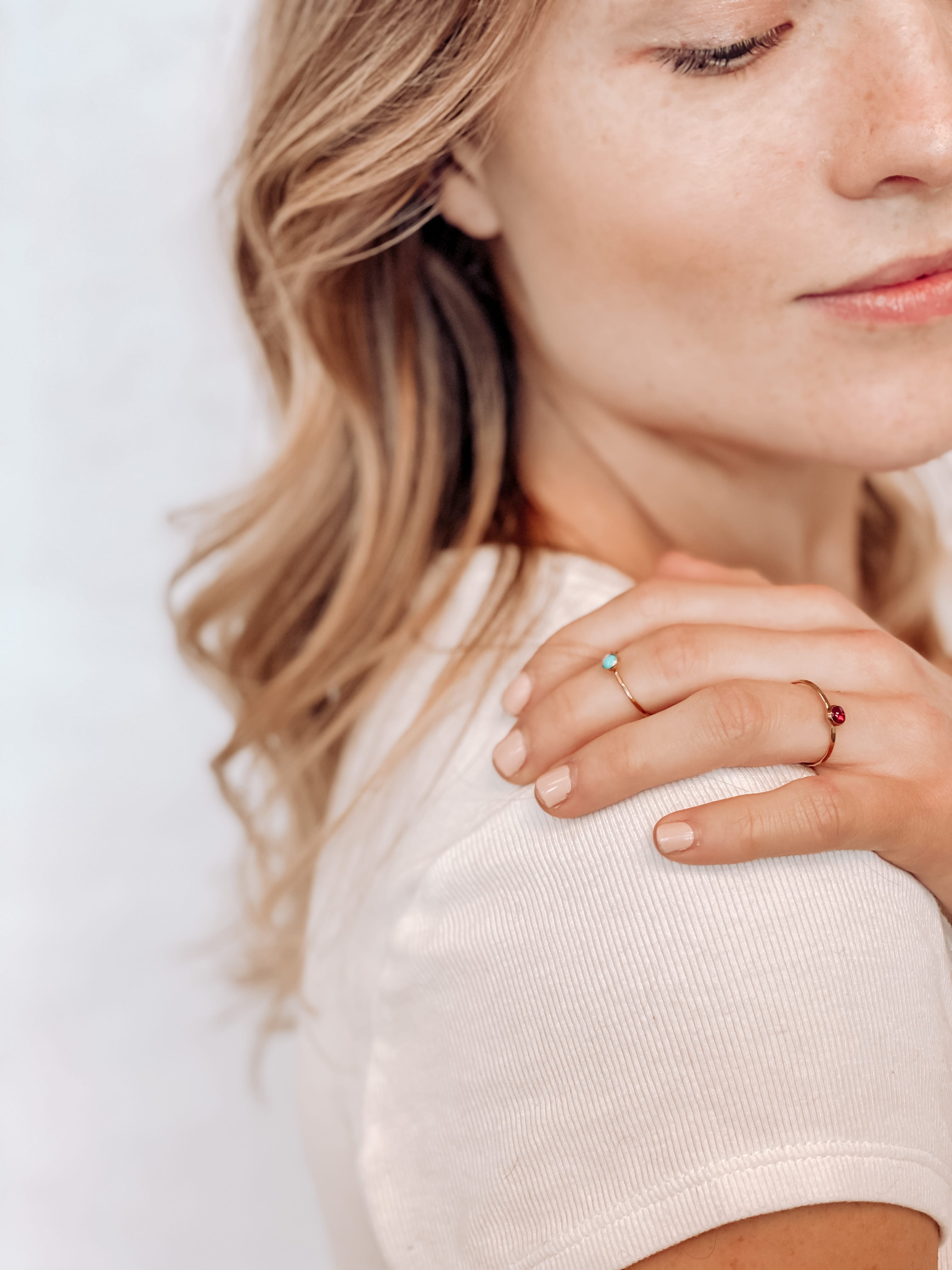 Stone Stacking Rings