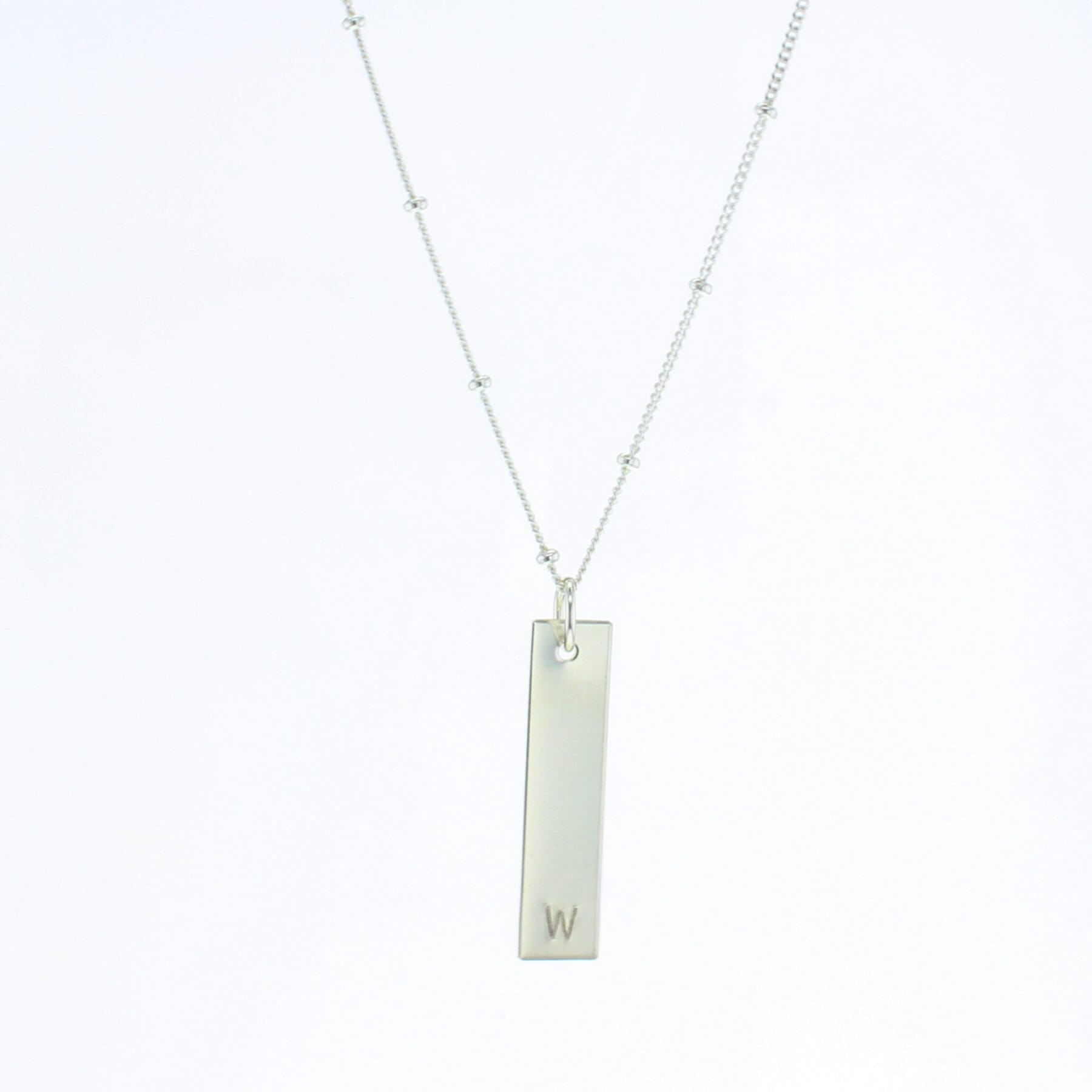 Bar Letter Necklace