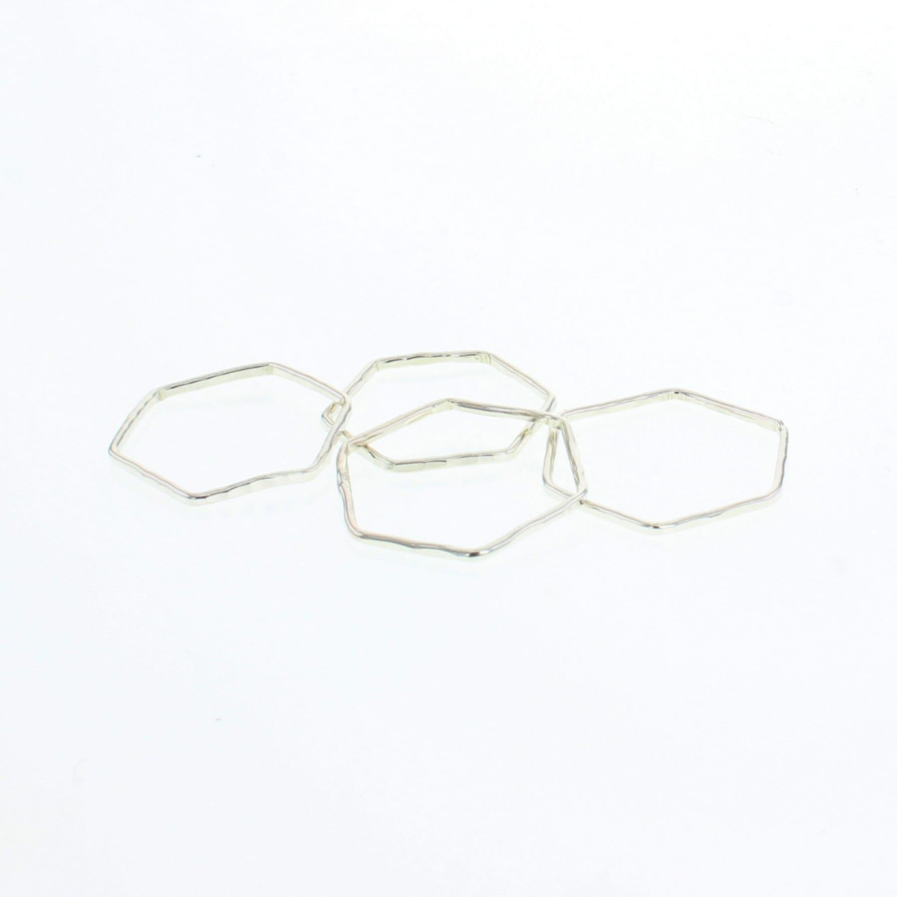 Hexagon Stacking Rings