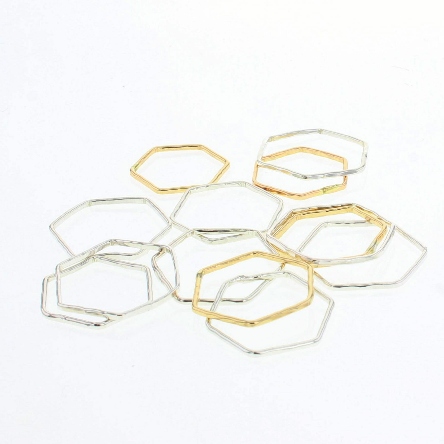 Hexagon Stacking Rings