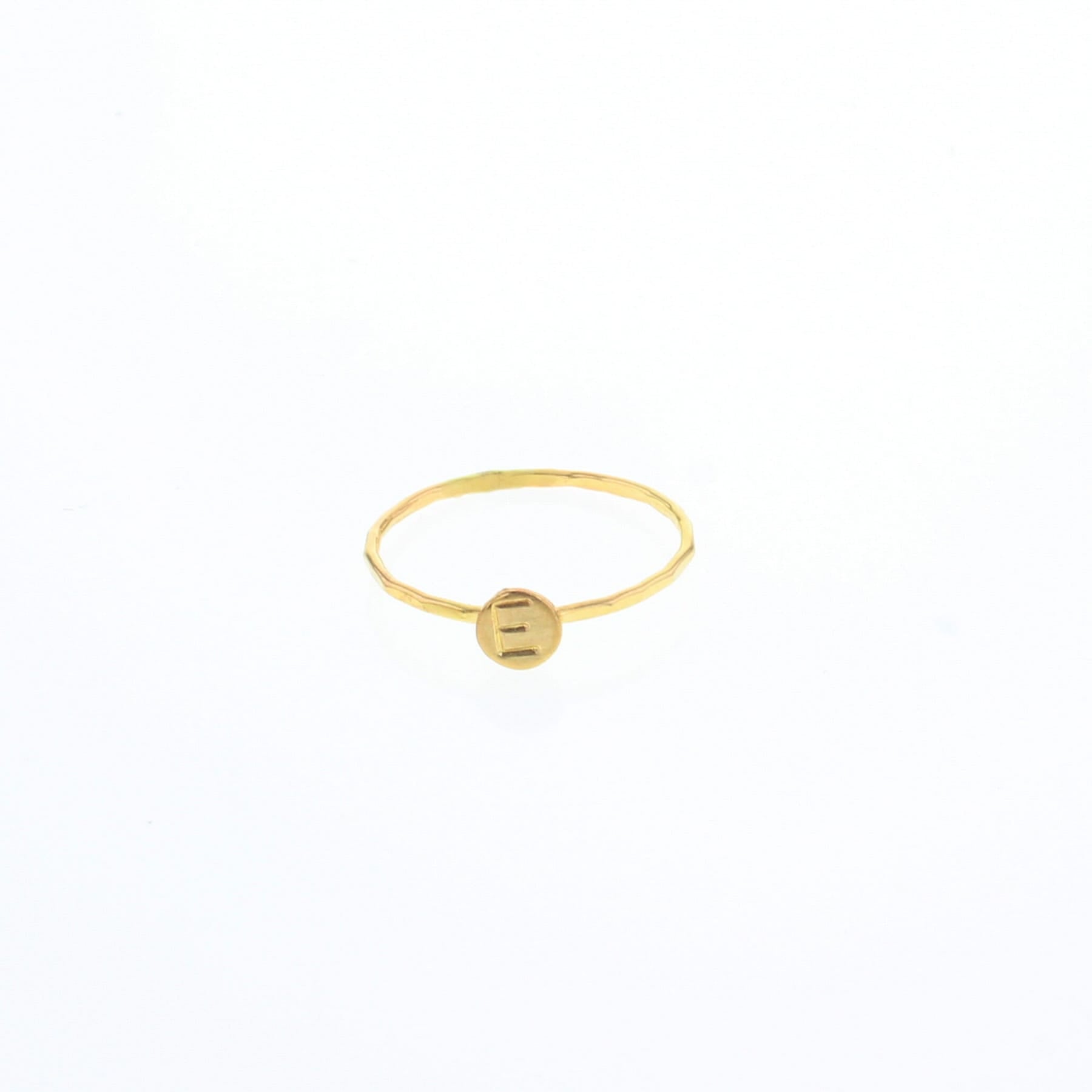 Initial Stacking Ring - Lotus Jewelry Studio