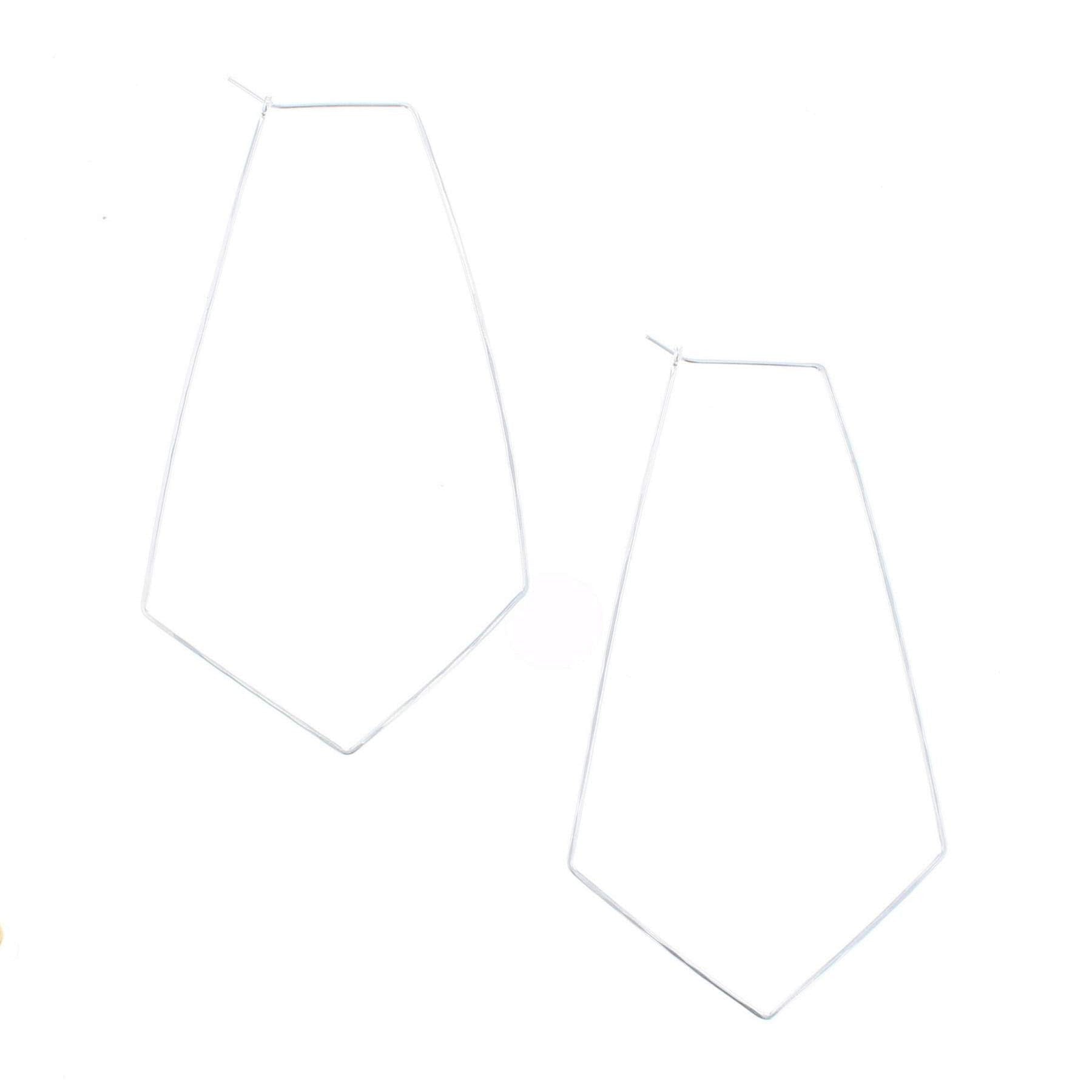Kite Hoop Earrings - Lotus Jewelry Studio