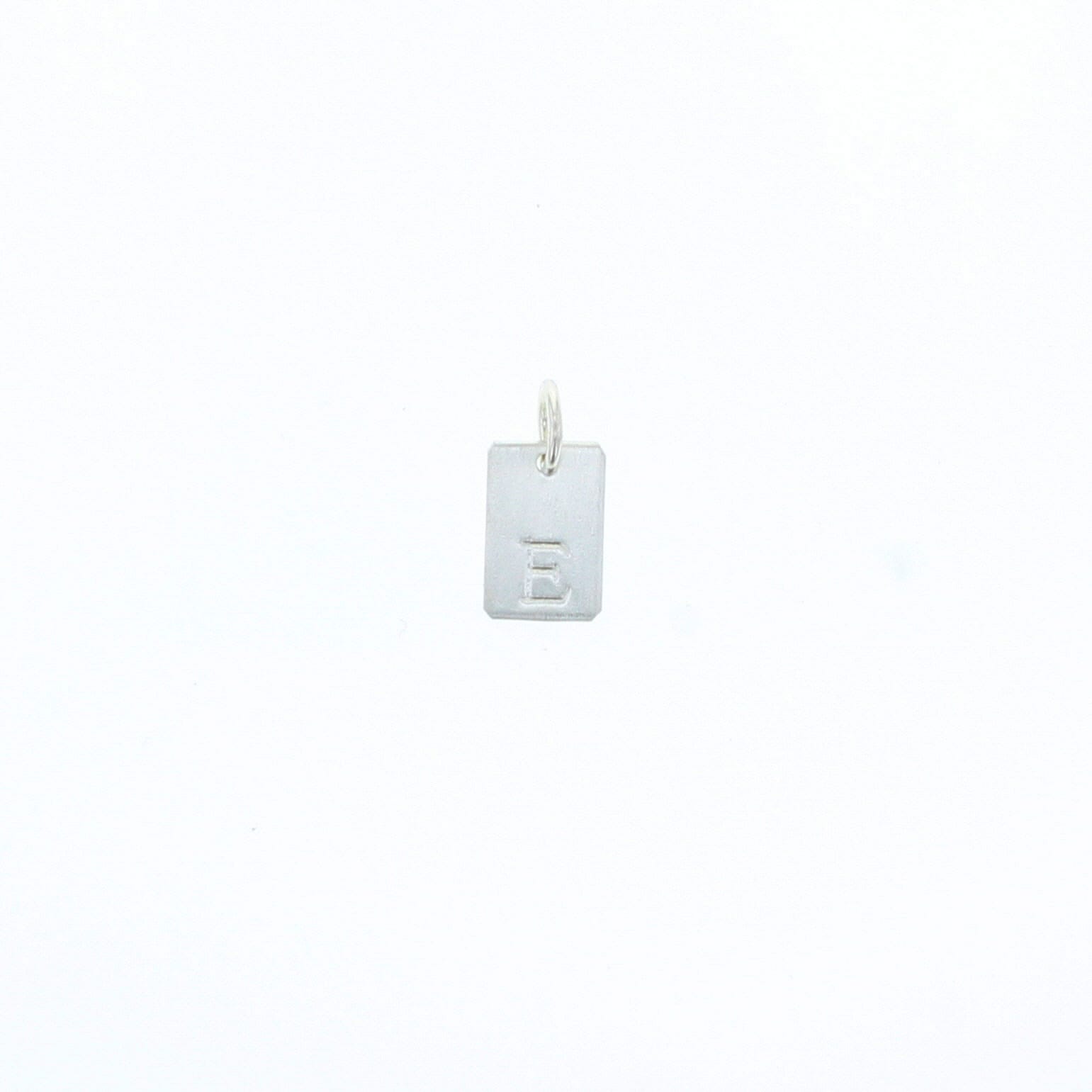 Mini Rectangle Letter Tag - Lotus Jewelry Studio
