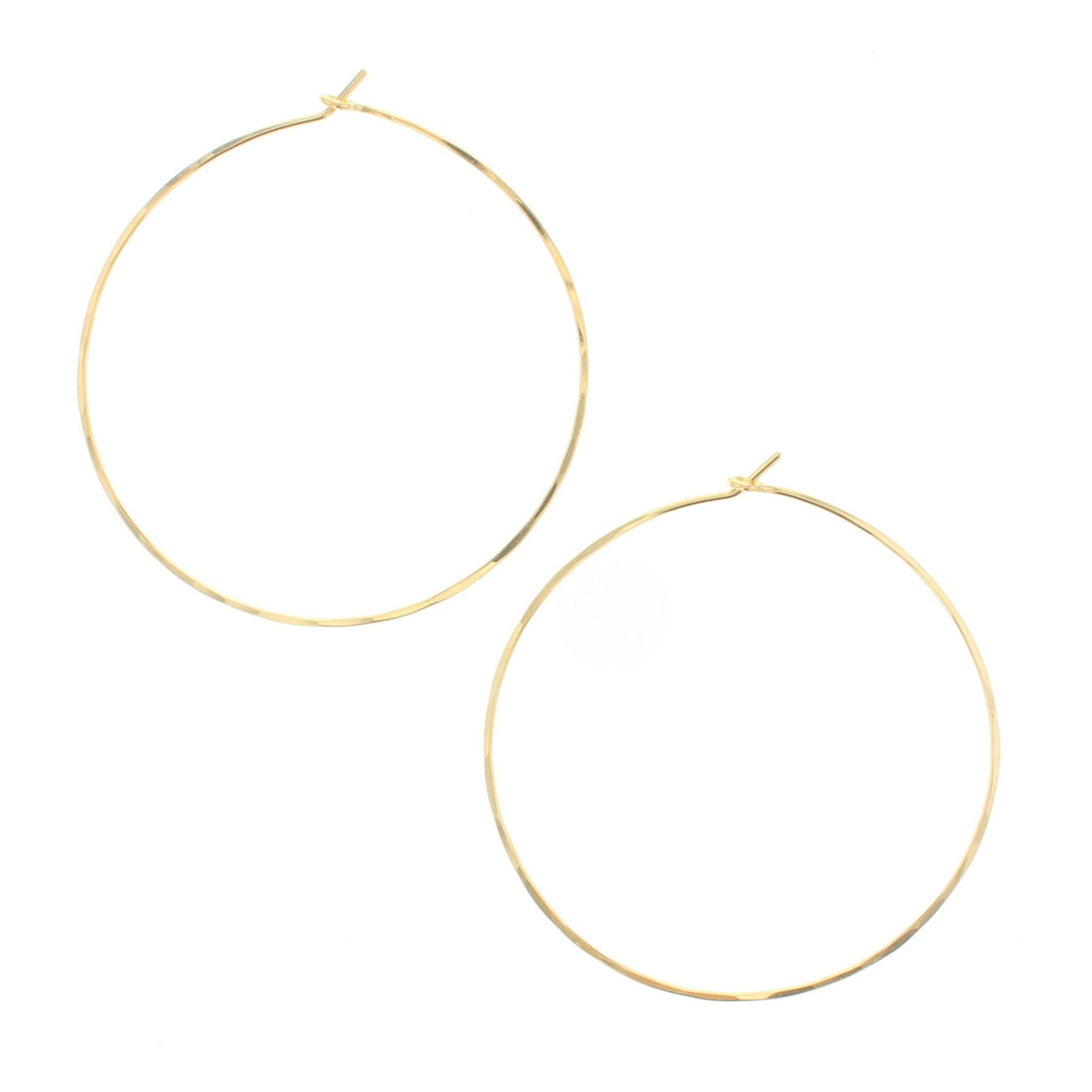 Round Hoop Earrings - Lotus Jewelry Studio