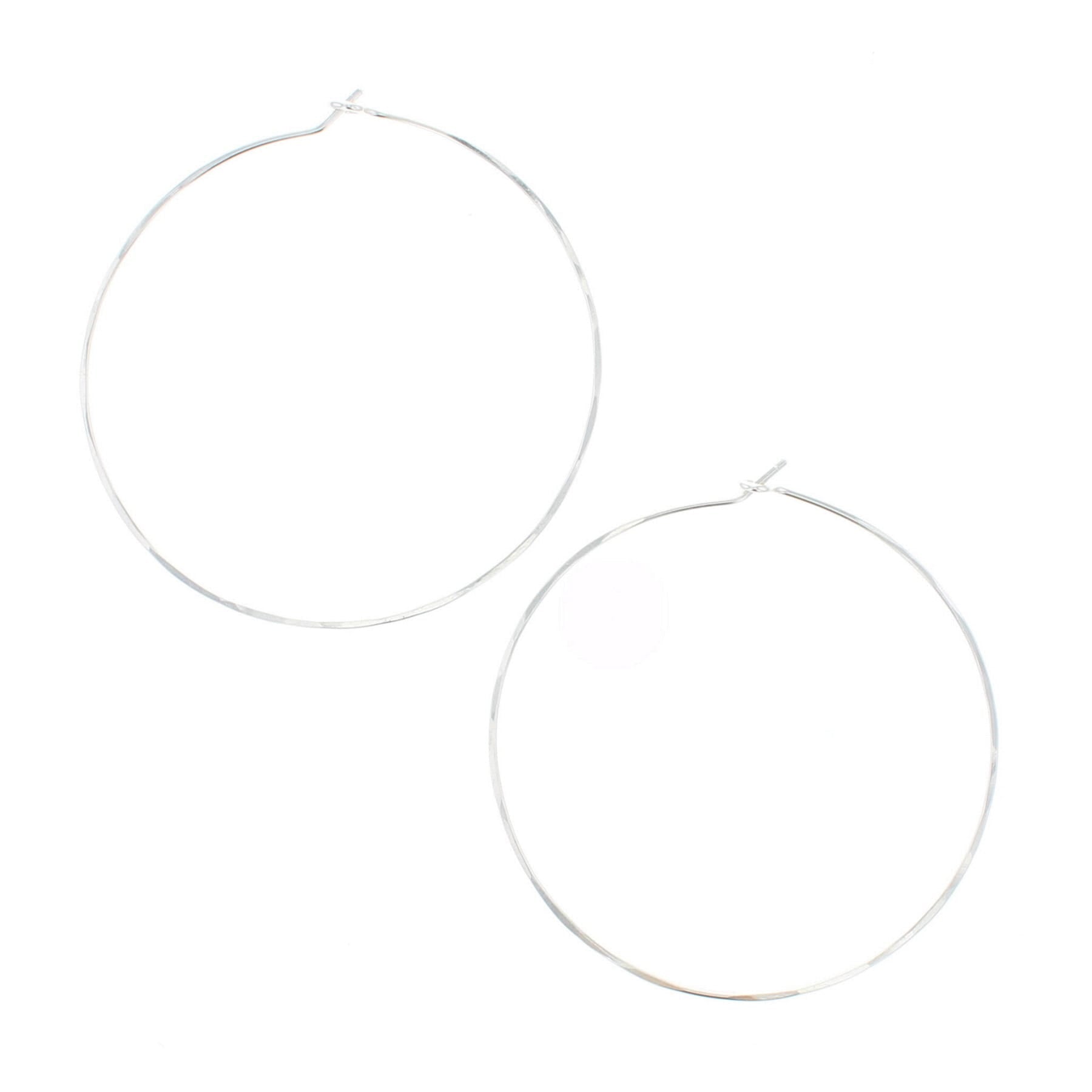 Round Hoop Earrings - Lotus Jewelry Studio
