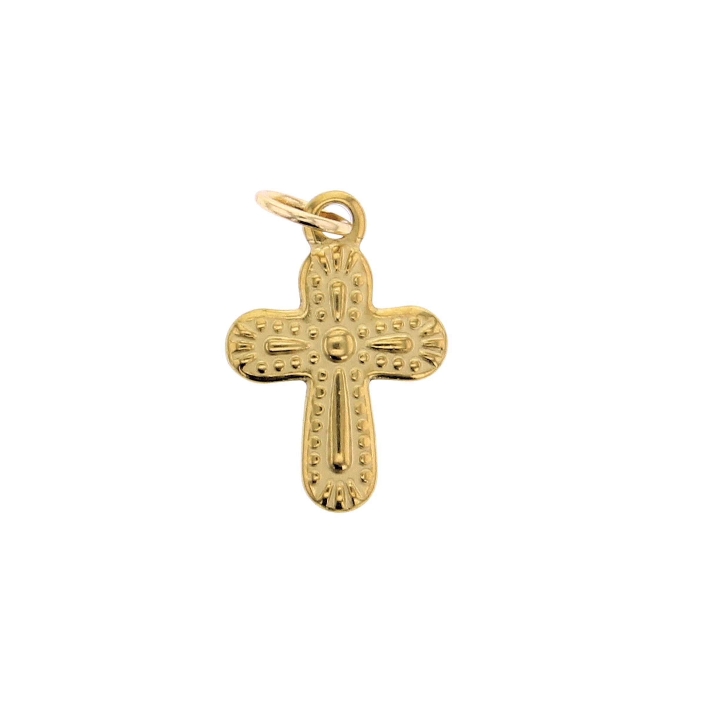 Rounded Cross Charm