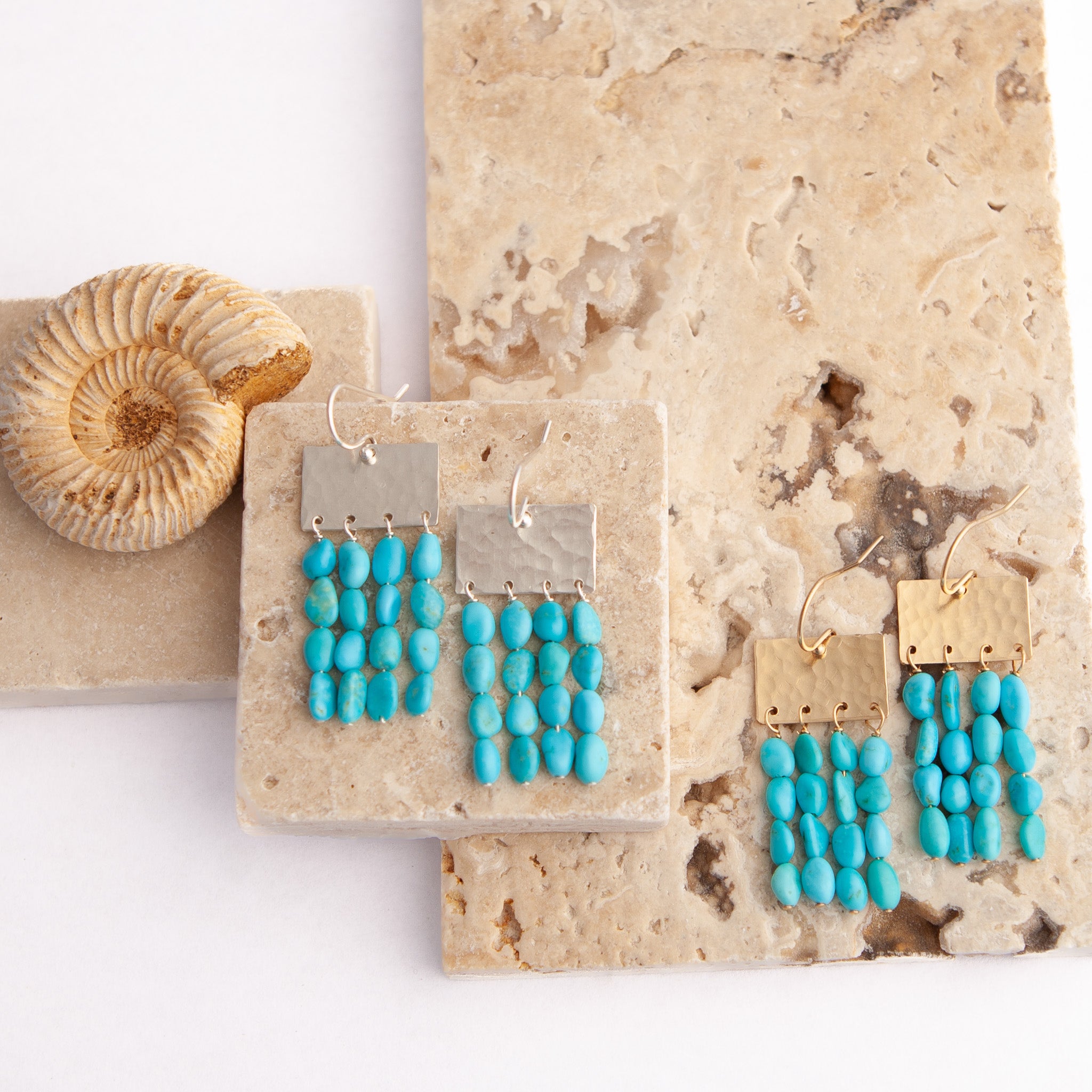 Folklore Earrings - Turquoise