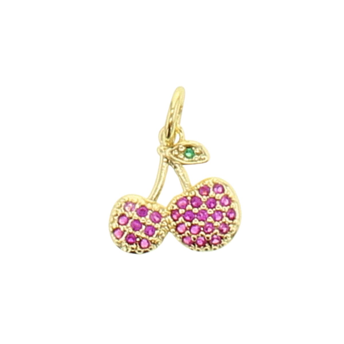 CZ Cherries Charm