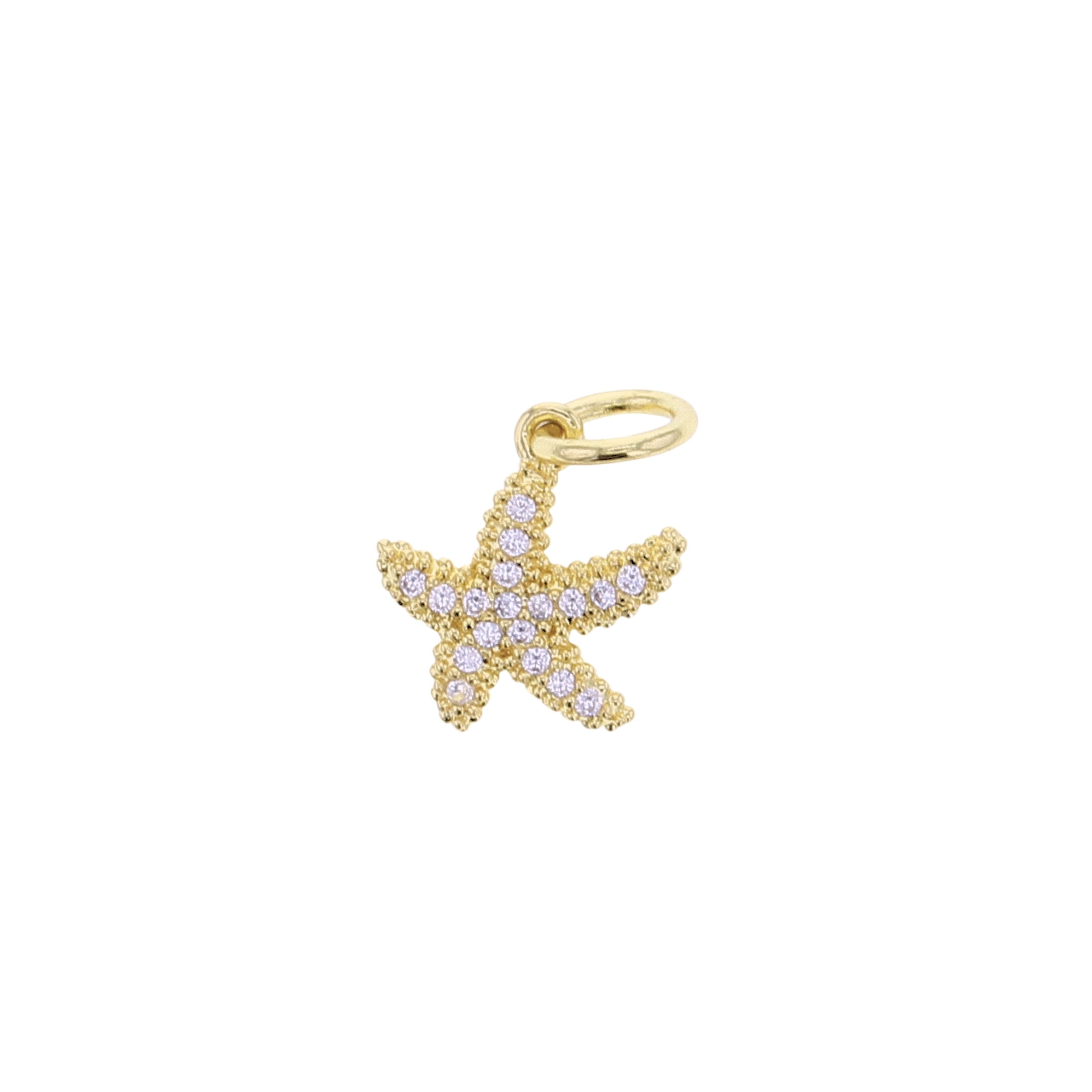 CZ Starfish Charm