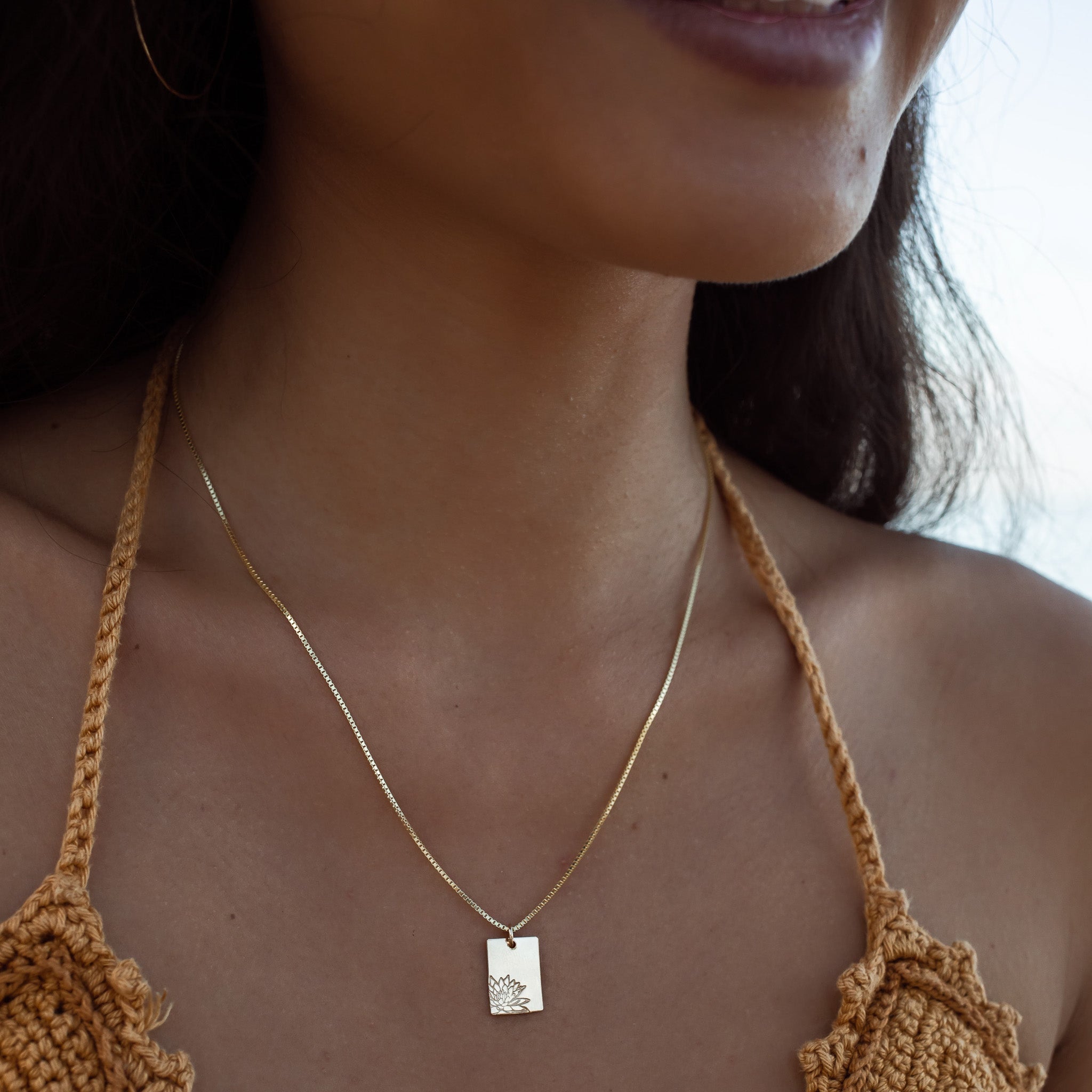 Birthflower Necklace - Lotus Jewelry Studio