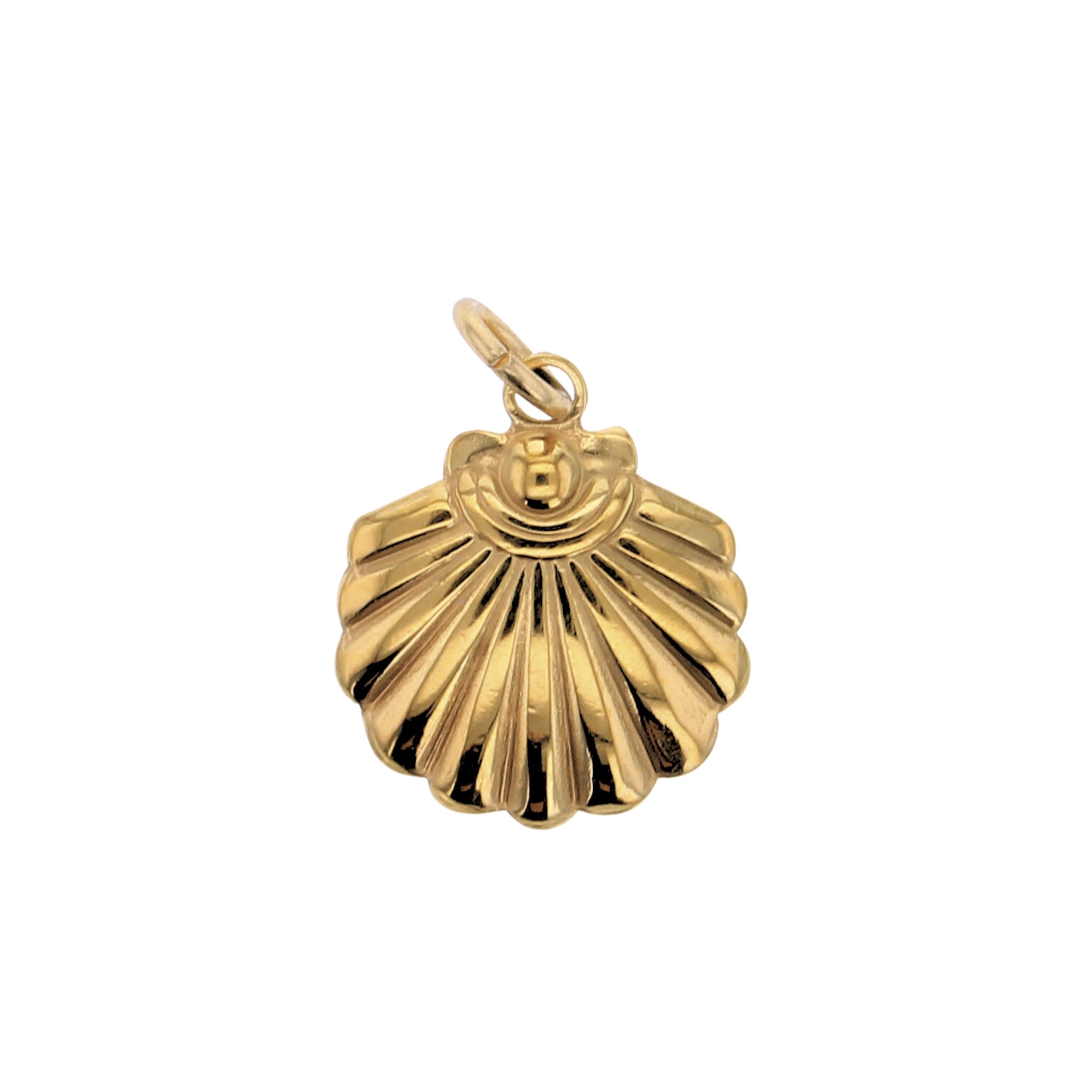 Clam Shell Charm - Lotus Jewelry Studio
