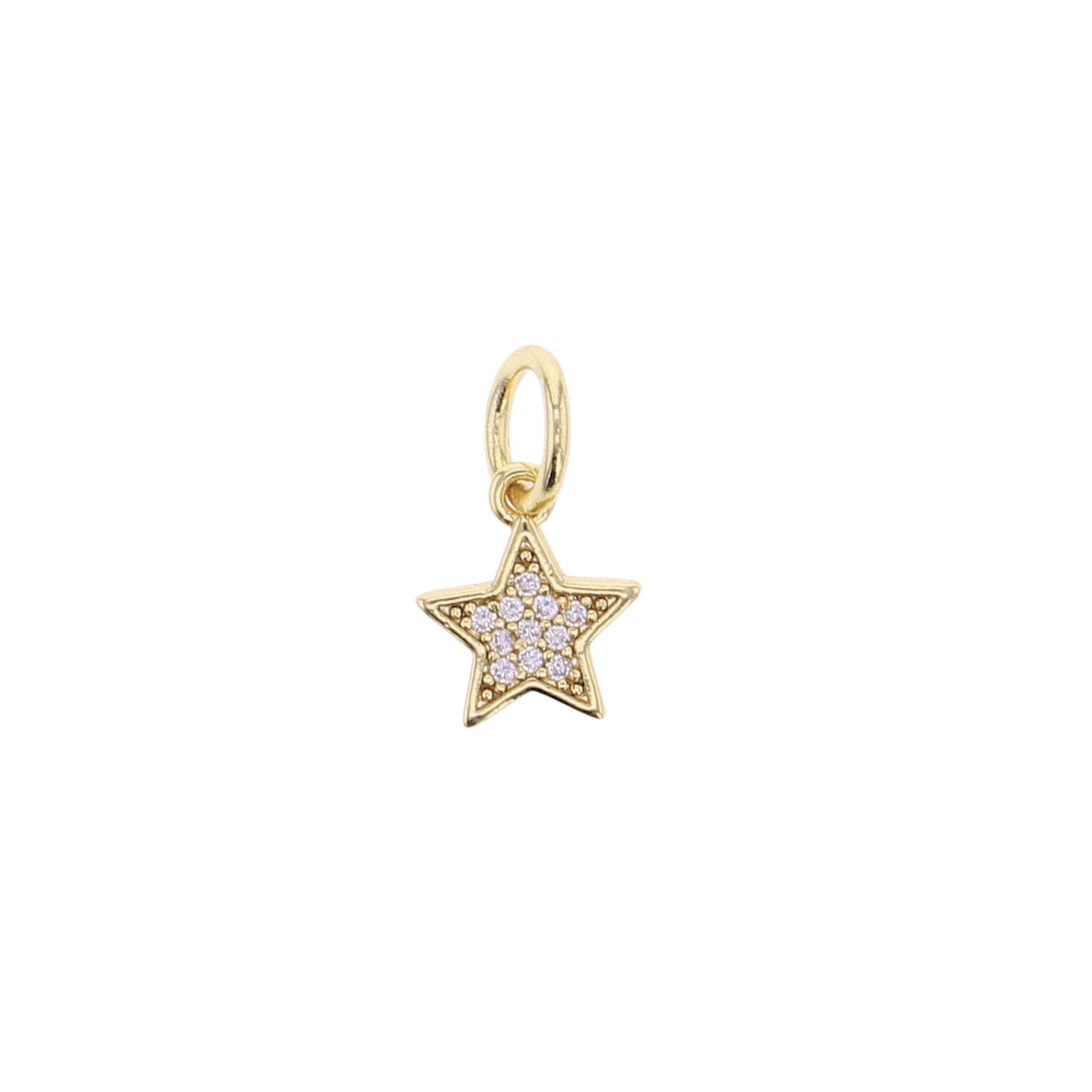 CZ Star Charm - Lotus Jewelry Studio