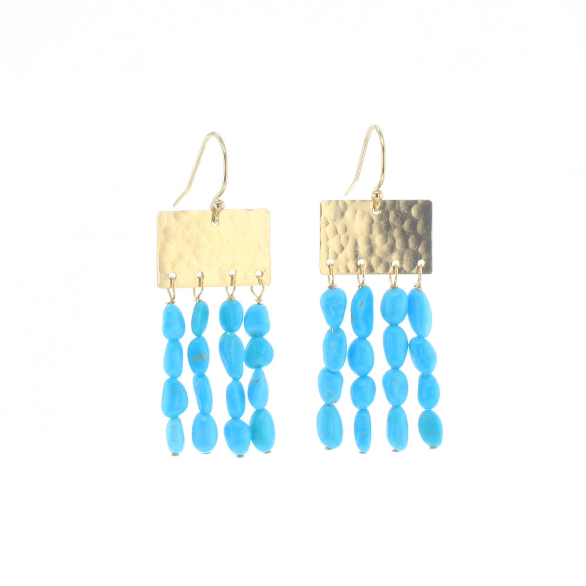 Folklore Earrings - Turquoise - Lotus Jewelry Studio