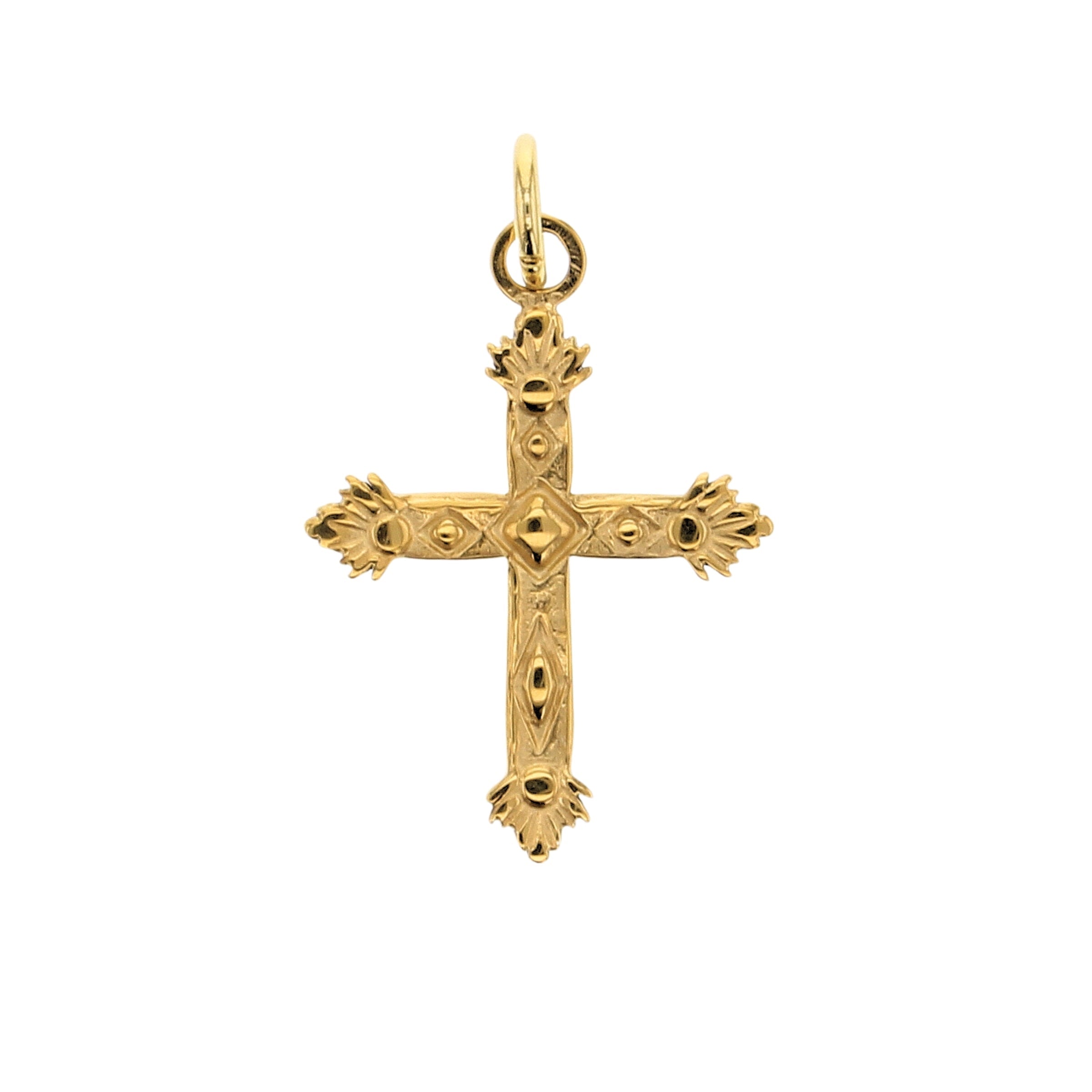 Latin Cross Charm - Lotus Jewelry Studio