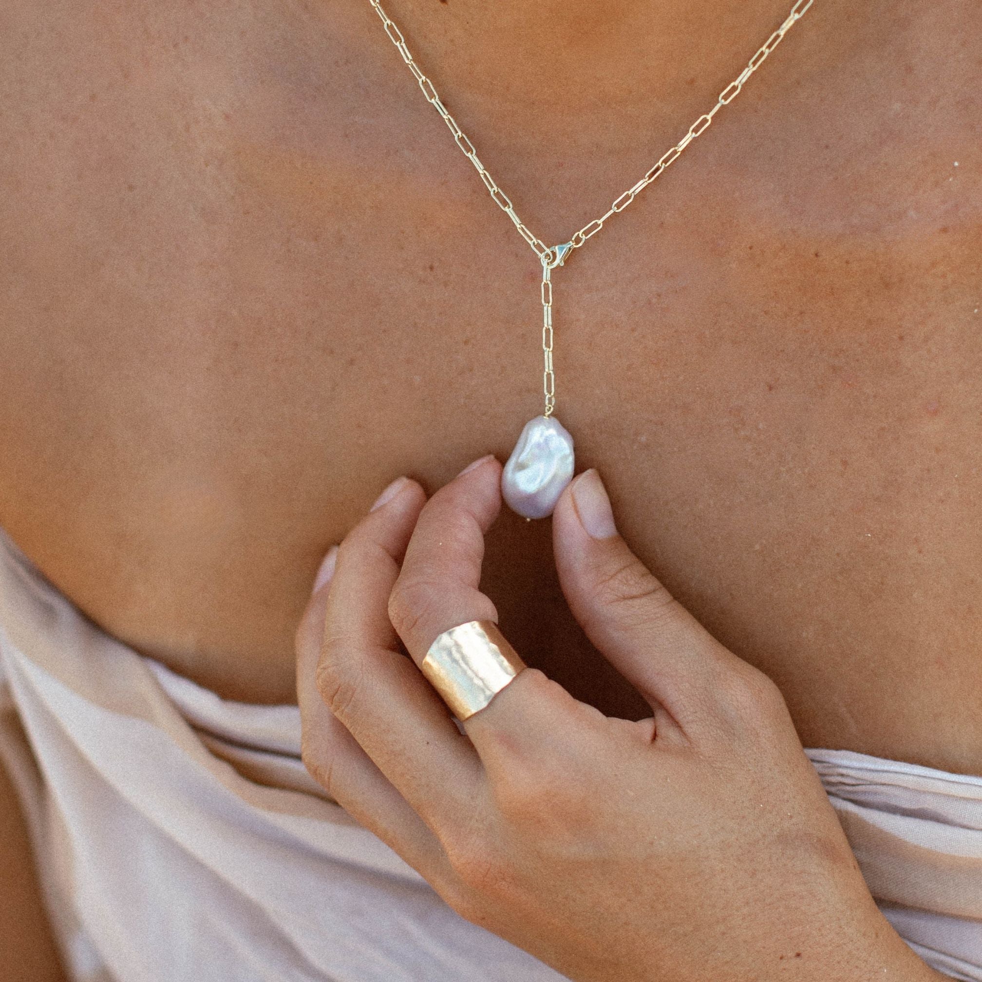 Santorini Necklace - Lotus Jewelry Studio