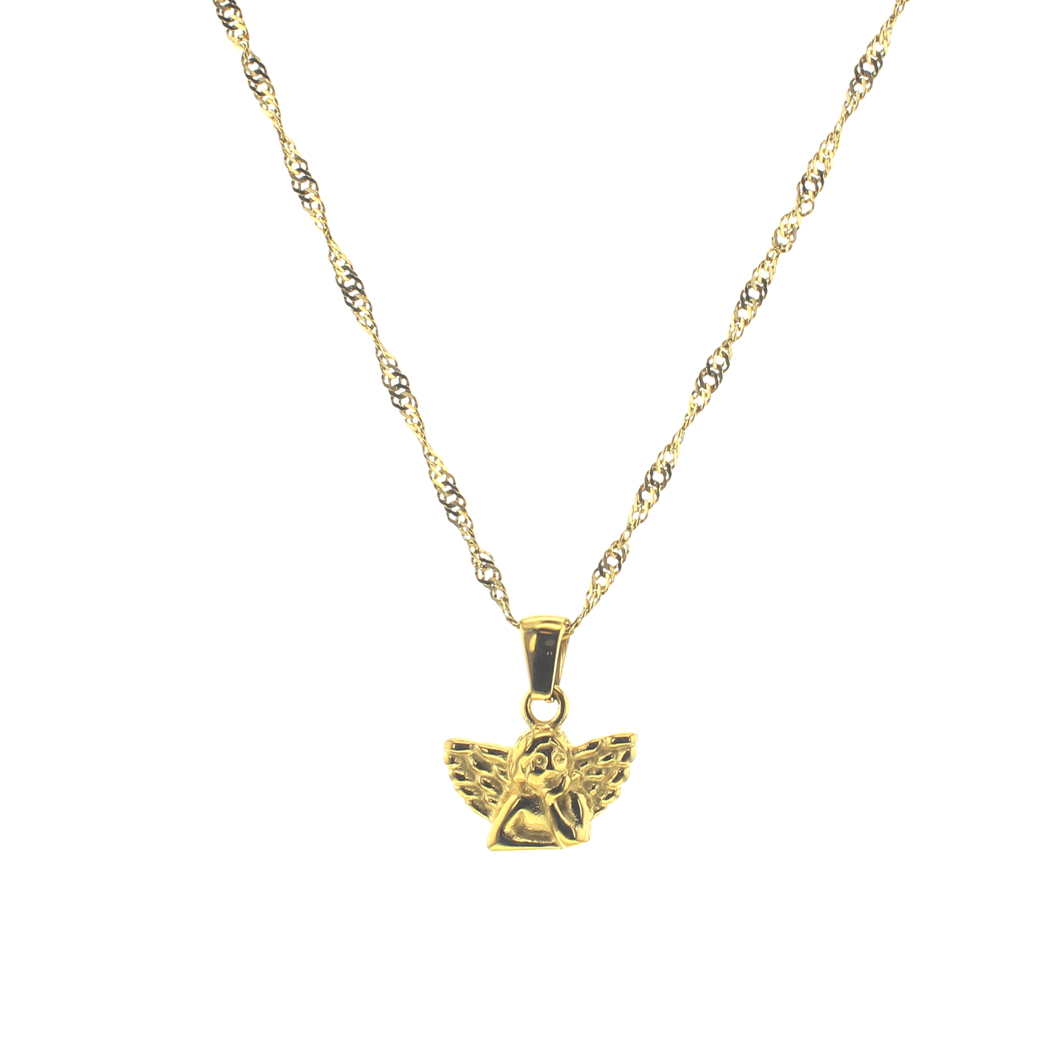 Waterproof Angel Necklace - Lotus Jewelry Studio